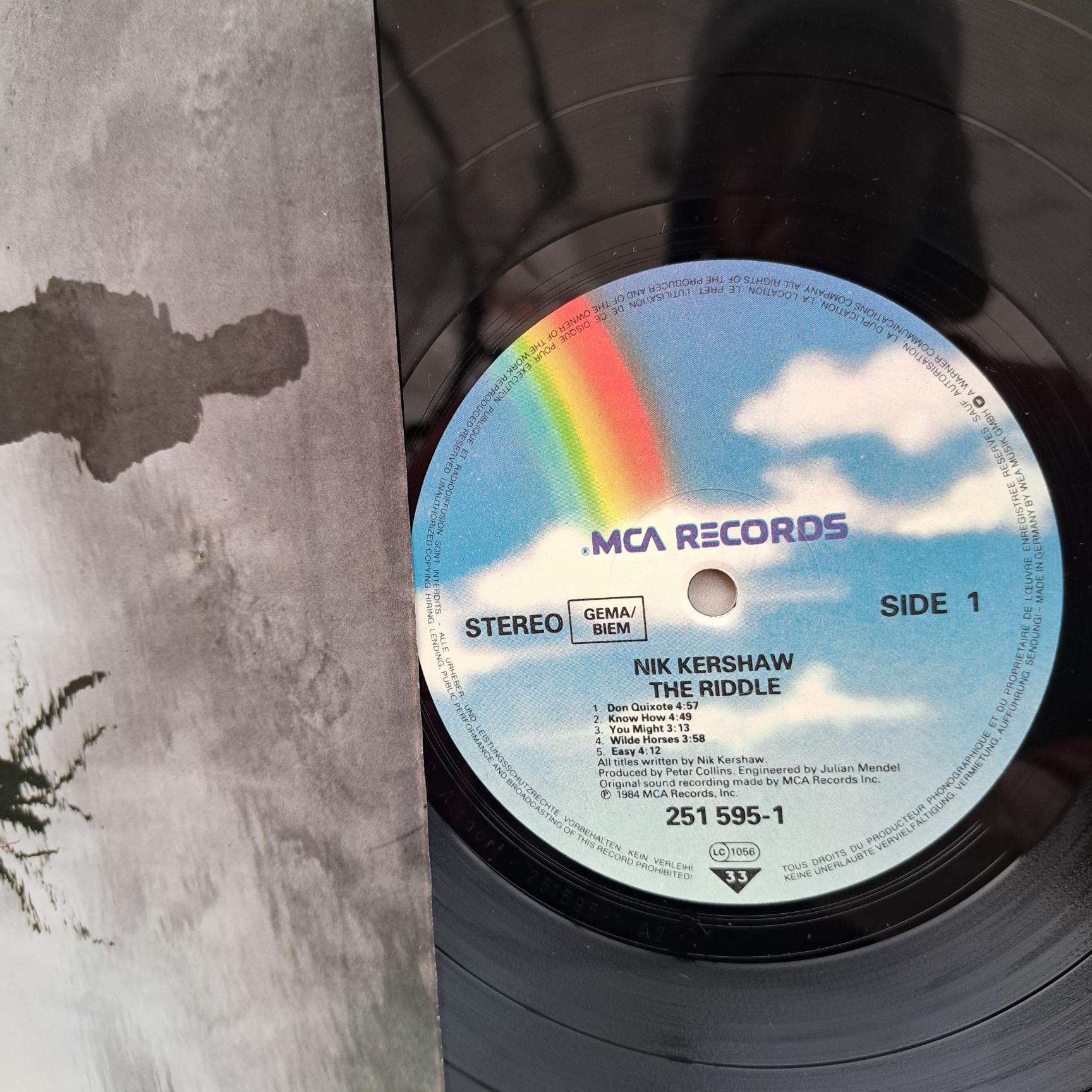 Nik Kershaw – The Riddle - Disc VINIL EX - imagine 3