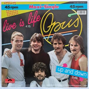 Opus – Live Is Life - Disc VINIL MAXI 45 RPM EX