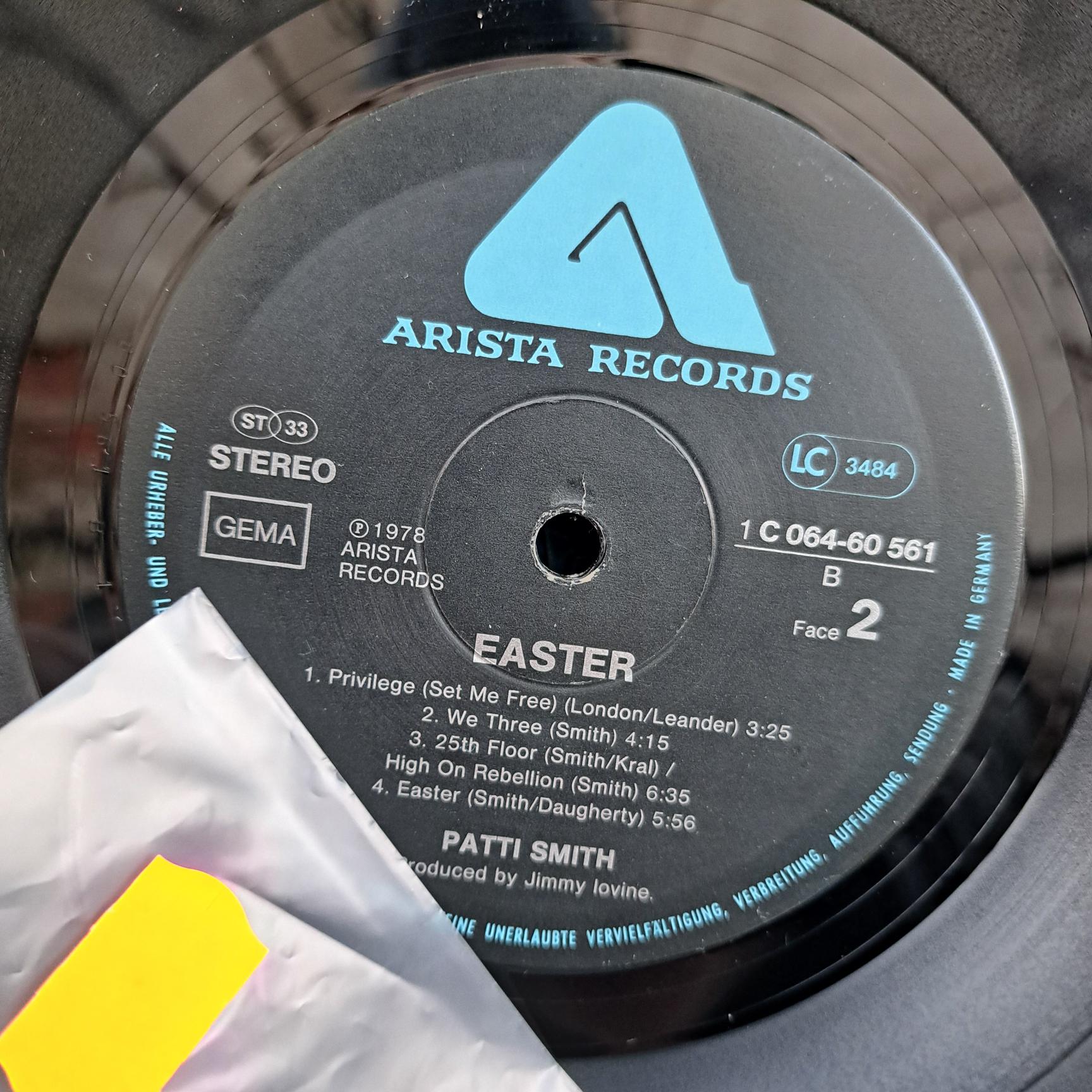 Patti Smith Group – Easter - Disc VINIL LP VG VG- - imagine 2