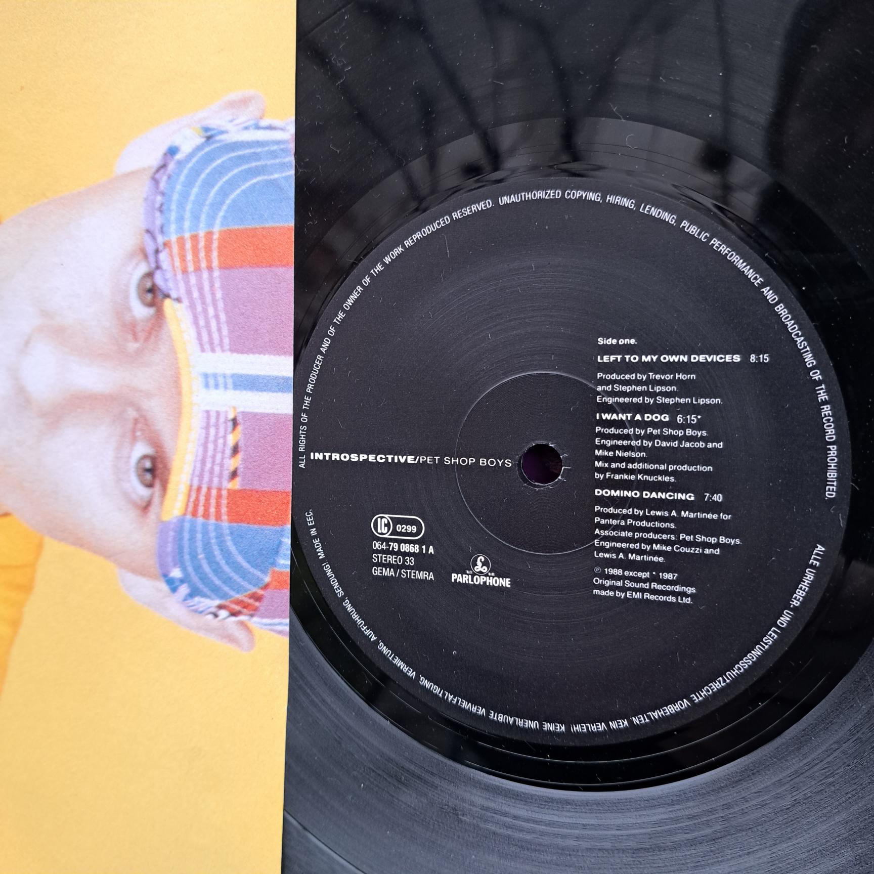 Pet Shop Boys – Introspective - Disc VINIL LP VG+ - imagine 3