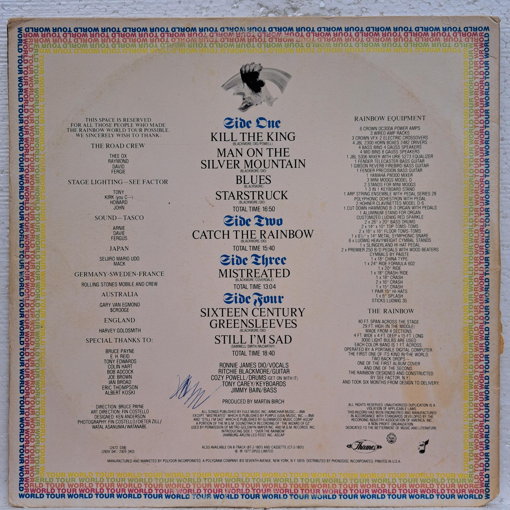 Rainbow – On Stage - Disc VINIL 2LP VG VG- - imagine 4