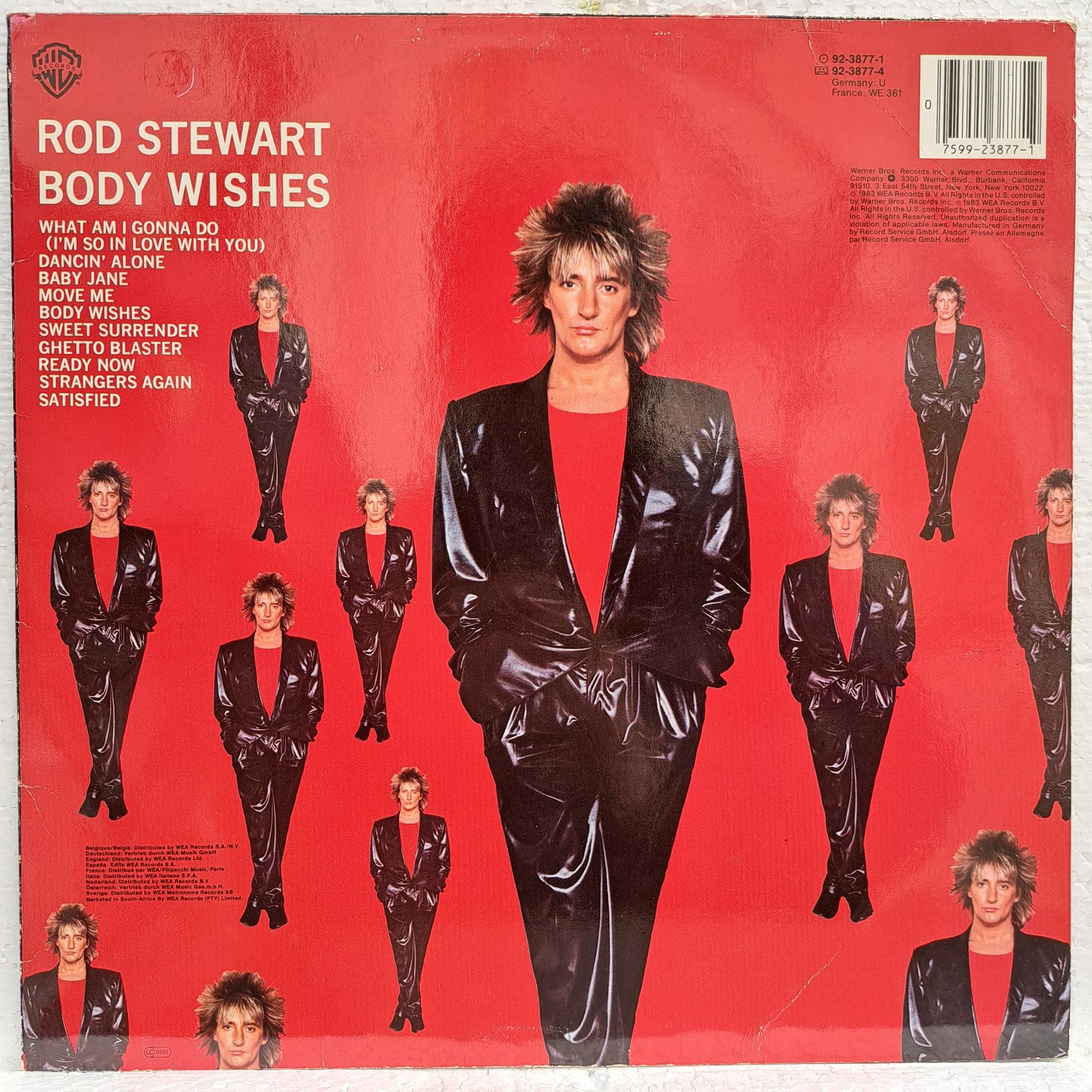 Rod Stewart – Body Wishes - Disc VINIL LP VG+ - imagine 3