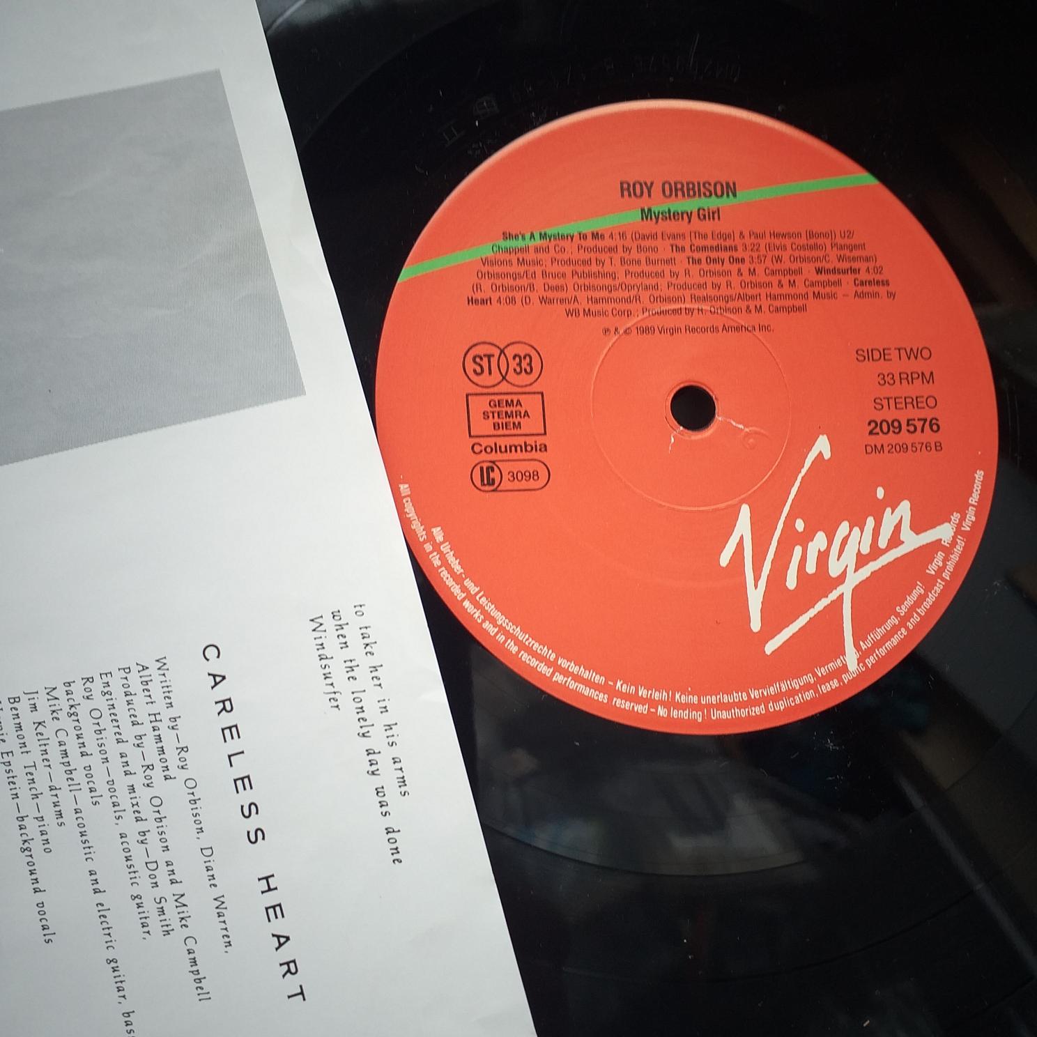 Roy Orbison – Mystery Girl - Disc VINIL LP VG+ - imagine 2