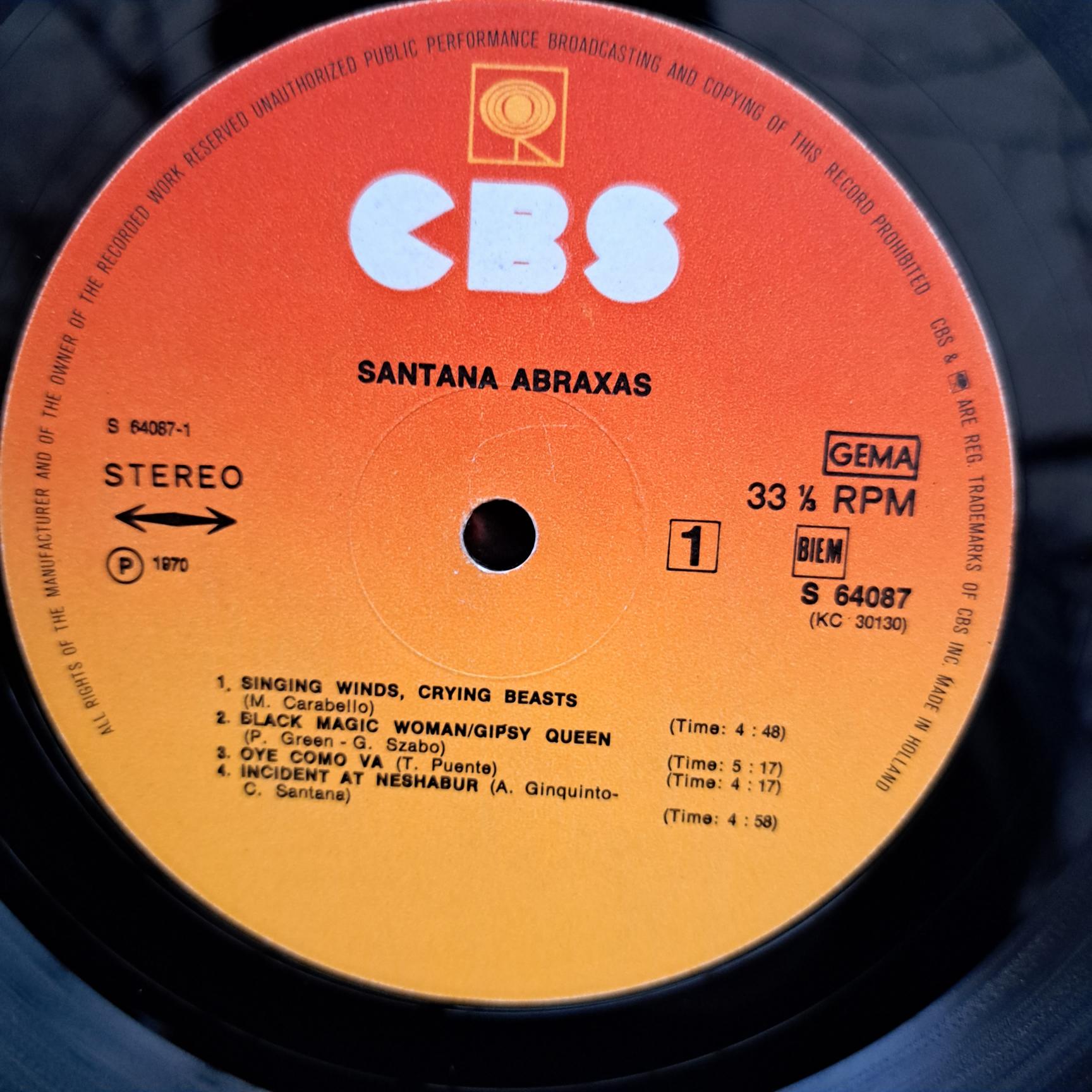 Santana – Abraxas - Disc VINIL LP VG - imagine 2