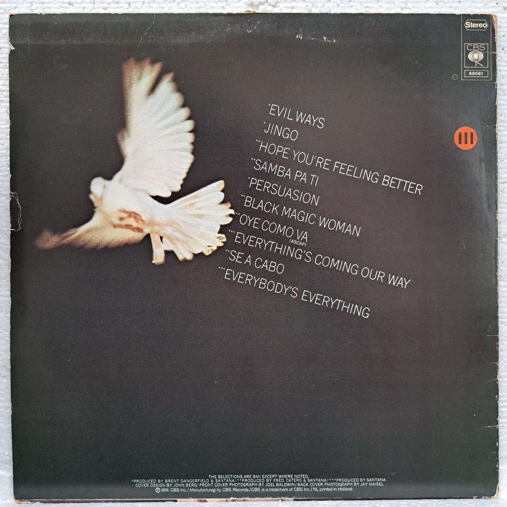 Santana – Santana’s Greatest Hits - Disc VINIL LP VG - imagine 2