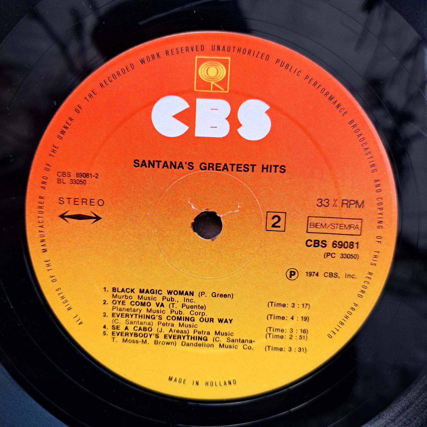 Santana – Santana’s Greatest Hits - Disc VINIL LP VG - imagine 3