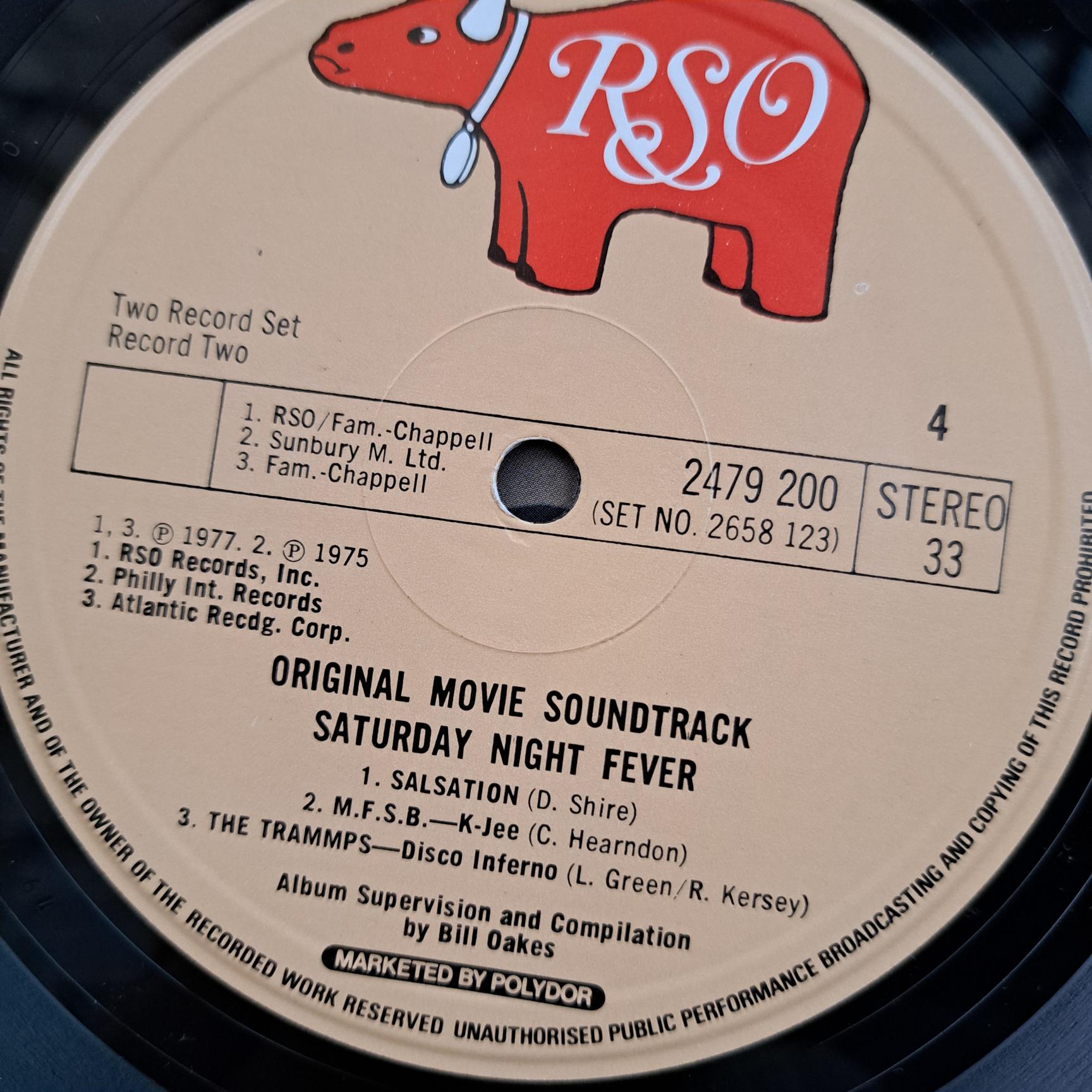 Saturday Night Fever (The Original Movie Sound Track) - Disc VINIL LP VG - imagine 2