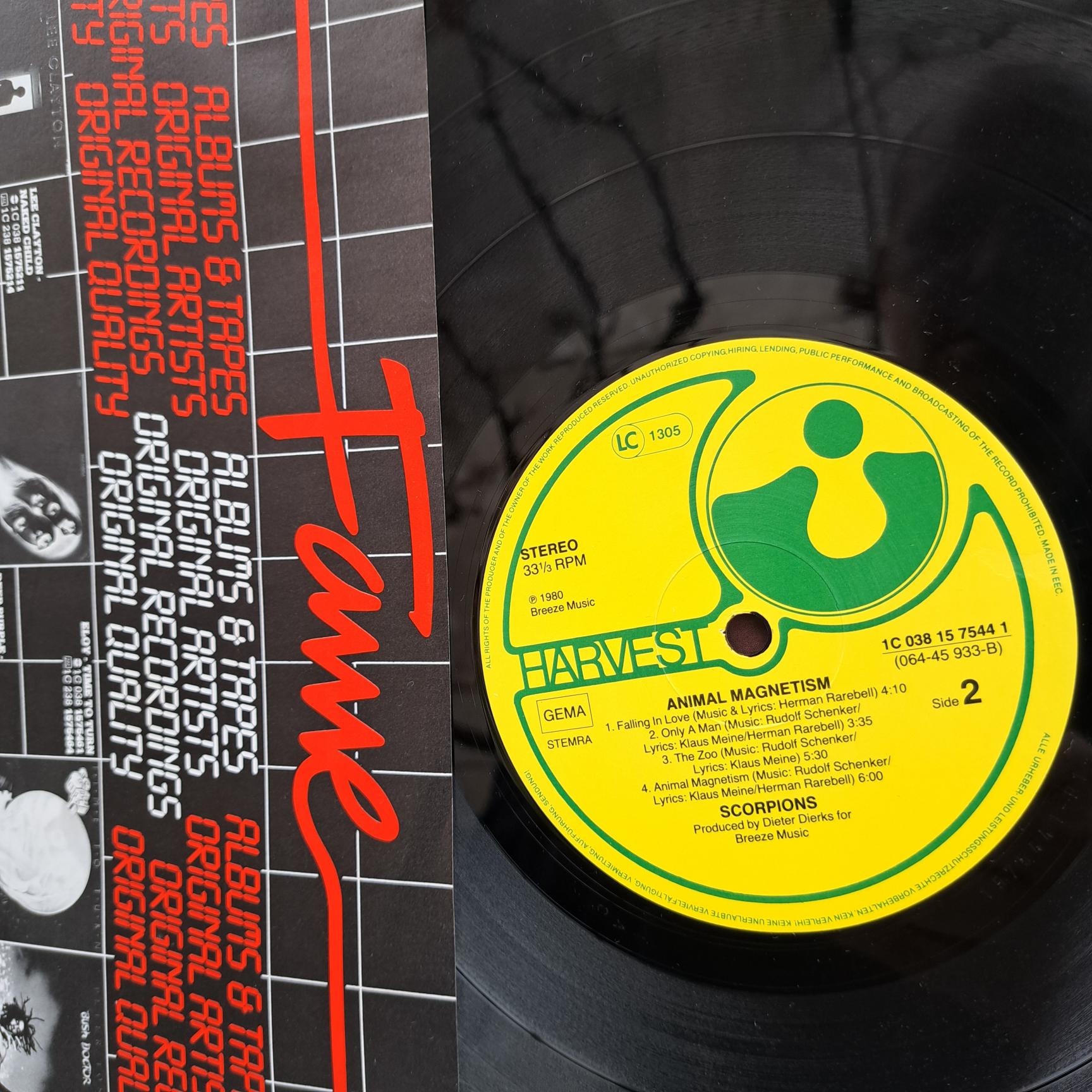 Scorpions – Animal Magnetism - Disc VINIL LP VG - imagine 2
