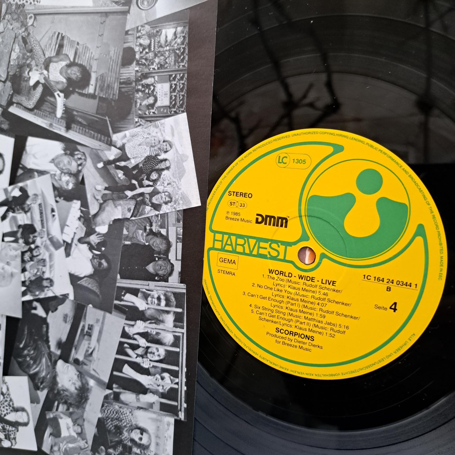 Scorpions – World Wide Live - Disc VINIL LP NM - imagine 2