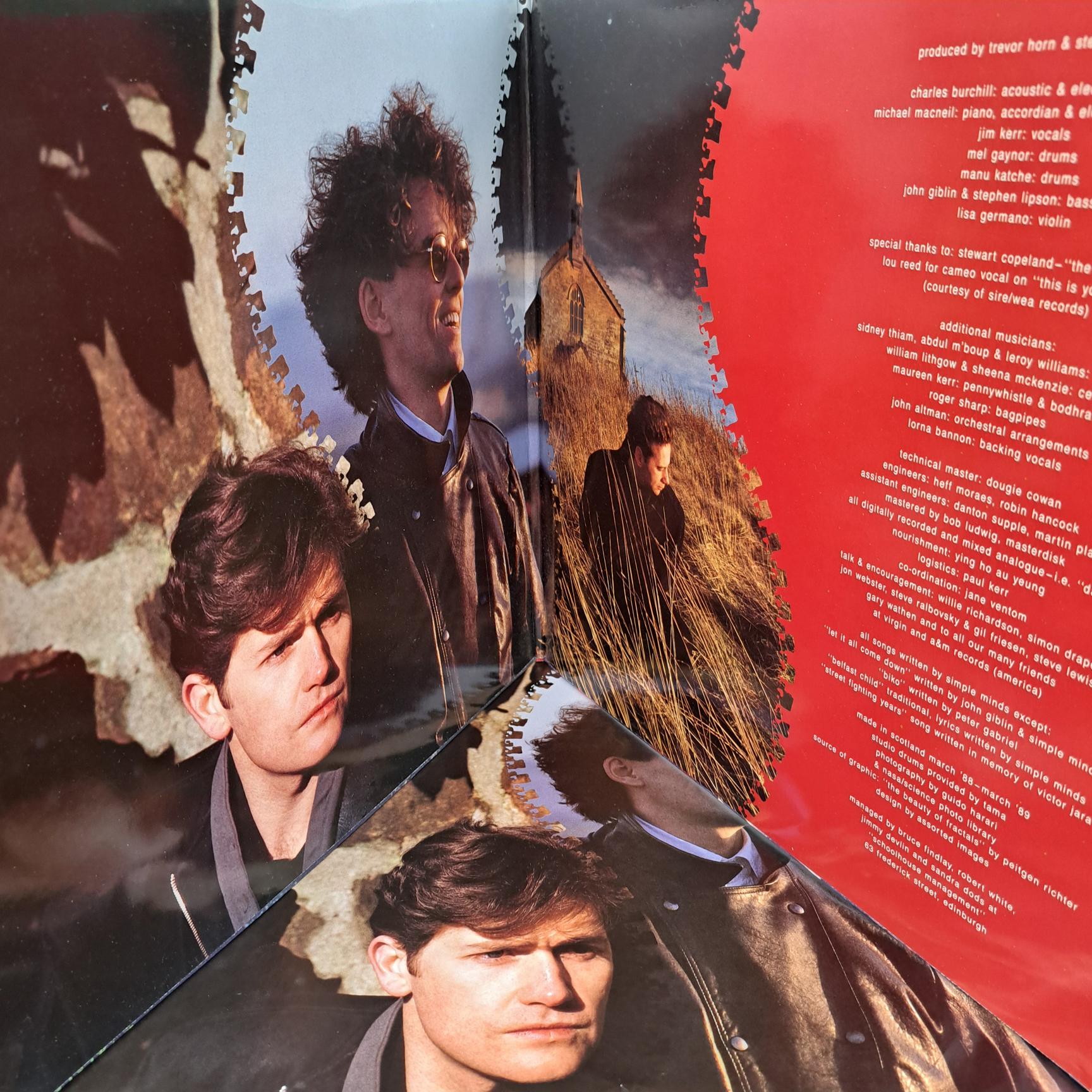 Simple Minds – Street Fighting Years Disc VINIL LP VG+ USA - imagine 3