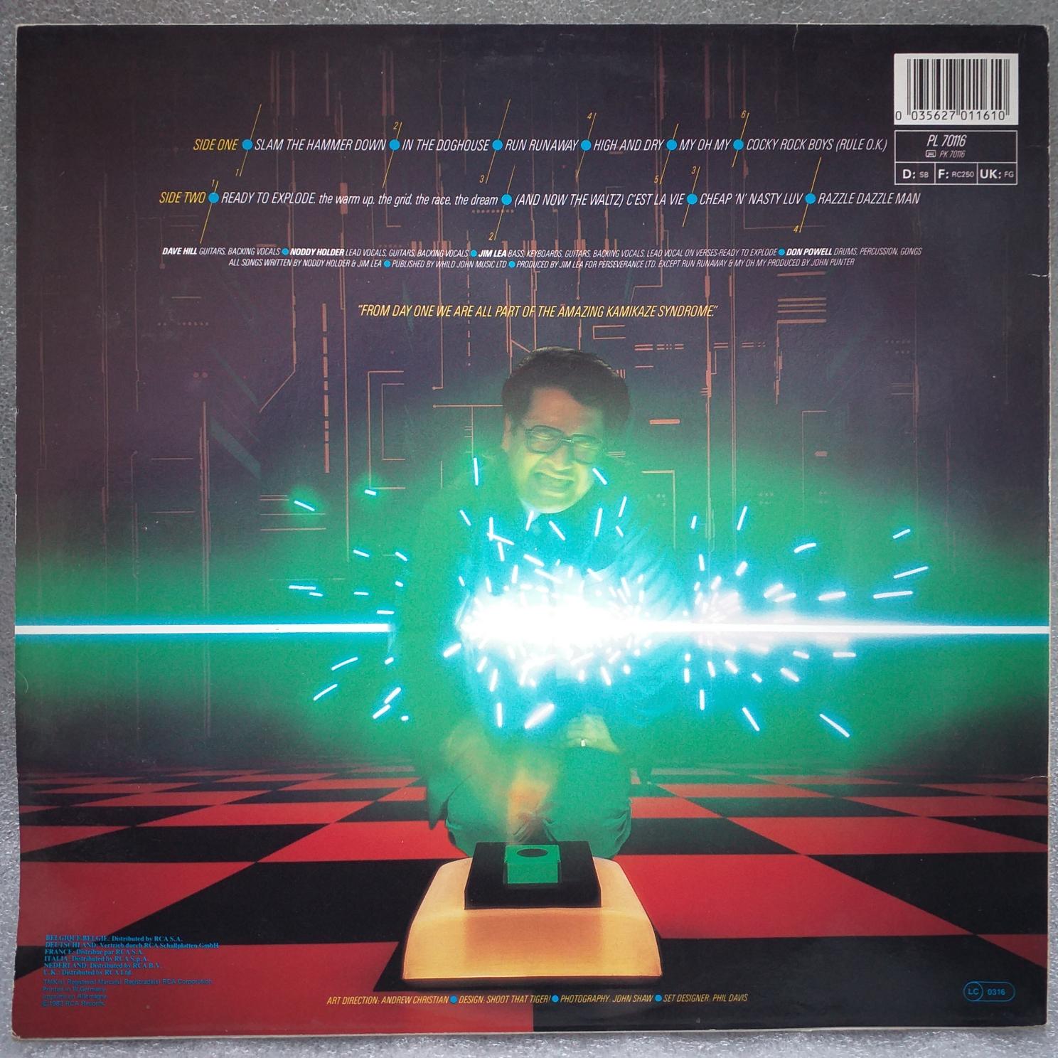 Slade – The Amazing Kamikaze Syndrome Disc VINIL VG+ - imagine 3