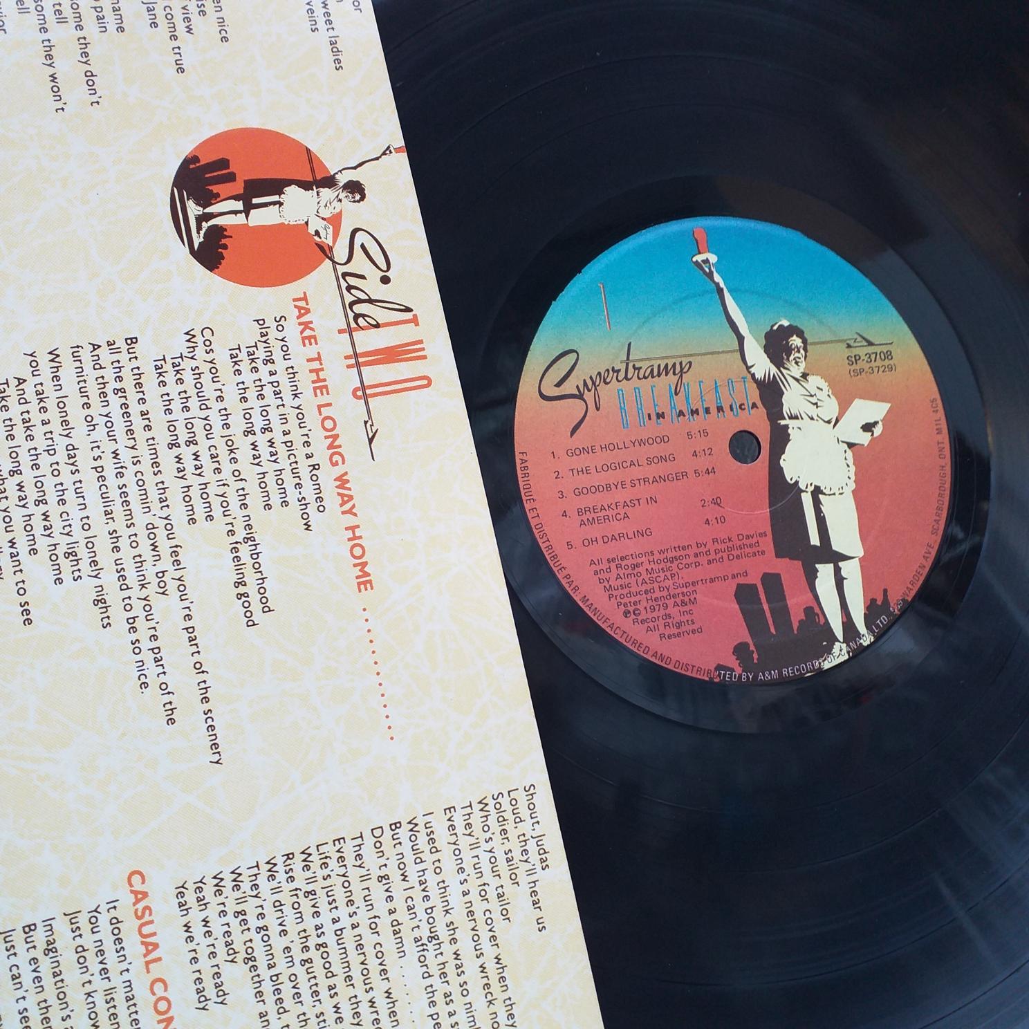 Supertramp – Breakfast In America - Disc Vinil LP VG+ - imagine 2