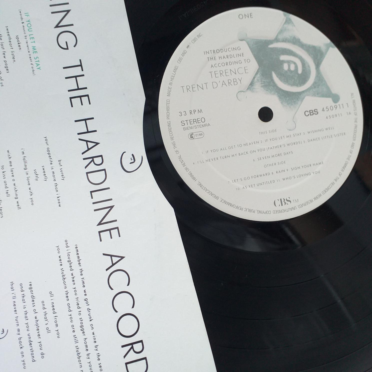 Terence Trent D’Arby – Introducing The Hardline According To Terence Trent D’Arby Disc VINIL LP VG+ - imagine 3