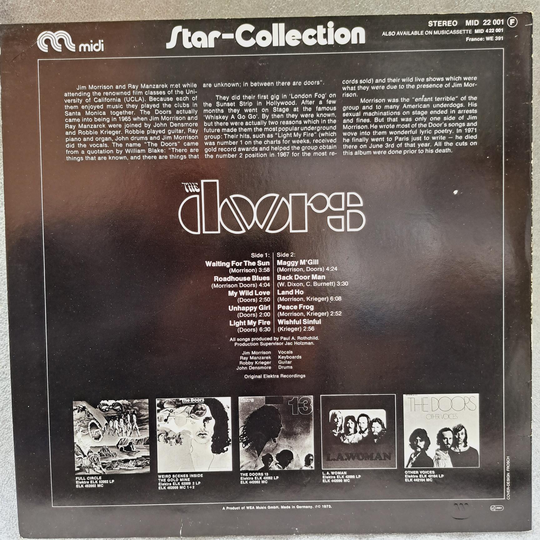 The Doors – Star-Collection - Disc VINIL LP VG - imagine 3