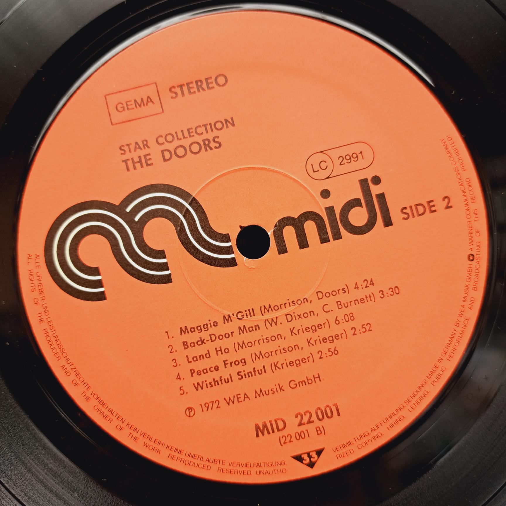 The Doors – Star-Collection - Disc VINIL LP VG - imagine 2