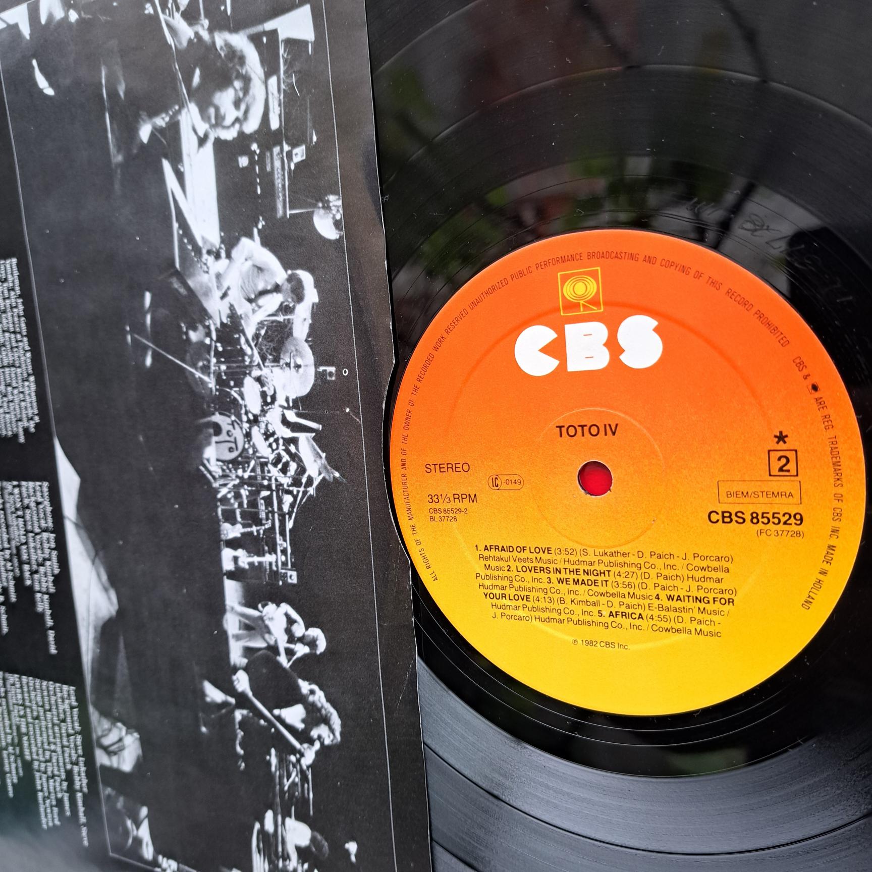 Toto – Toto IV - Disc VINIL LP VG VG+ - imagine 2