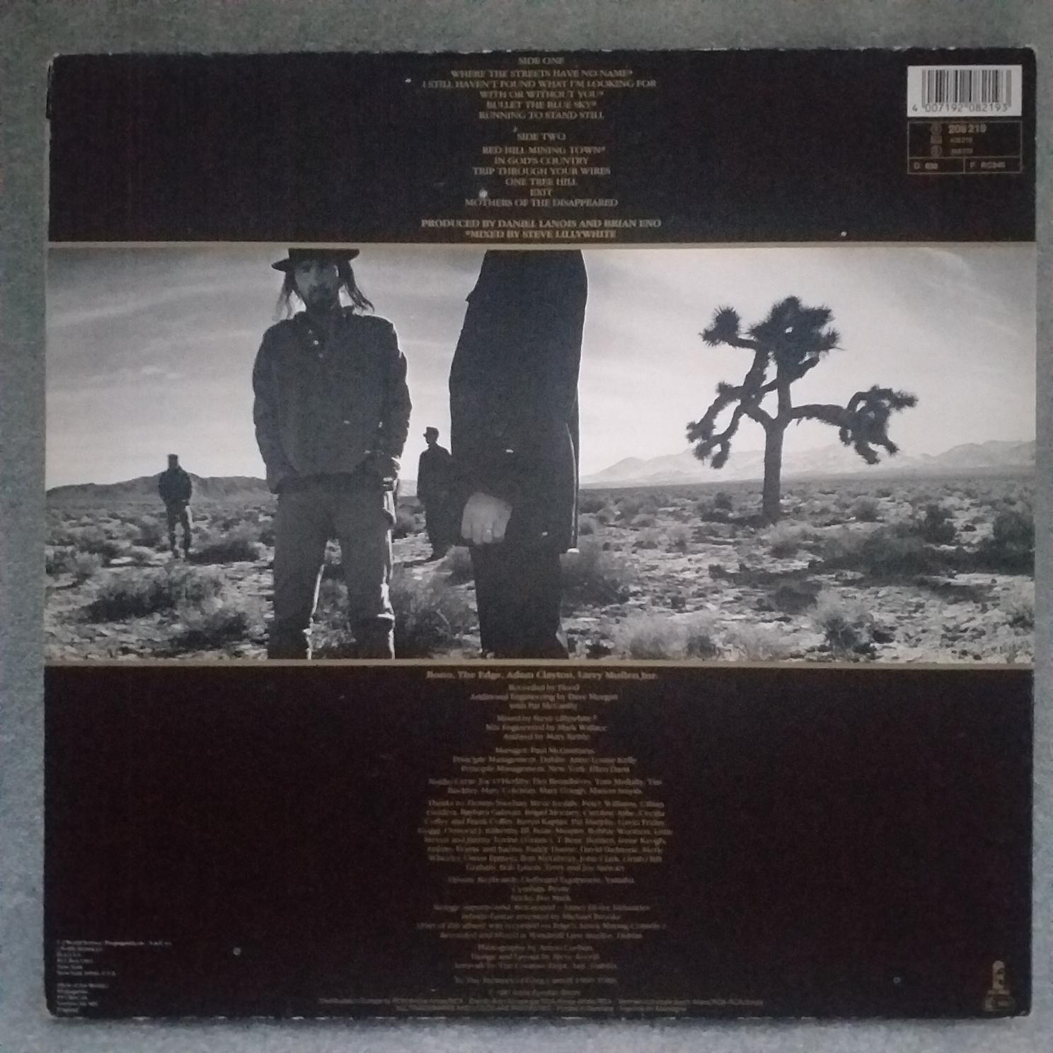 U2 – The Joshua Tree Disc VINIL LP VG VG+ - imagine 4