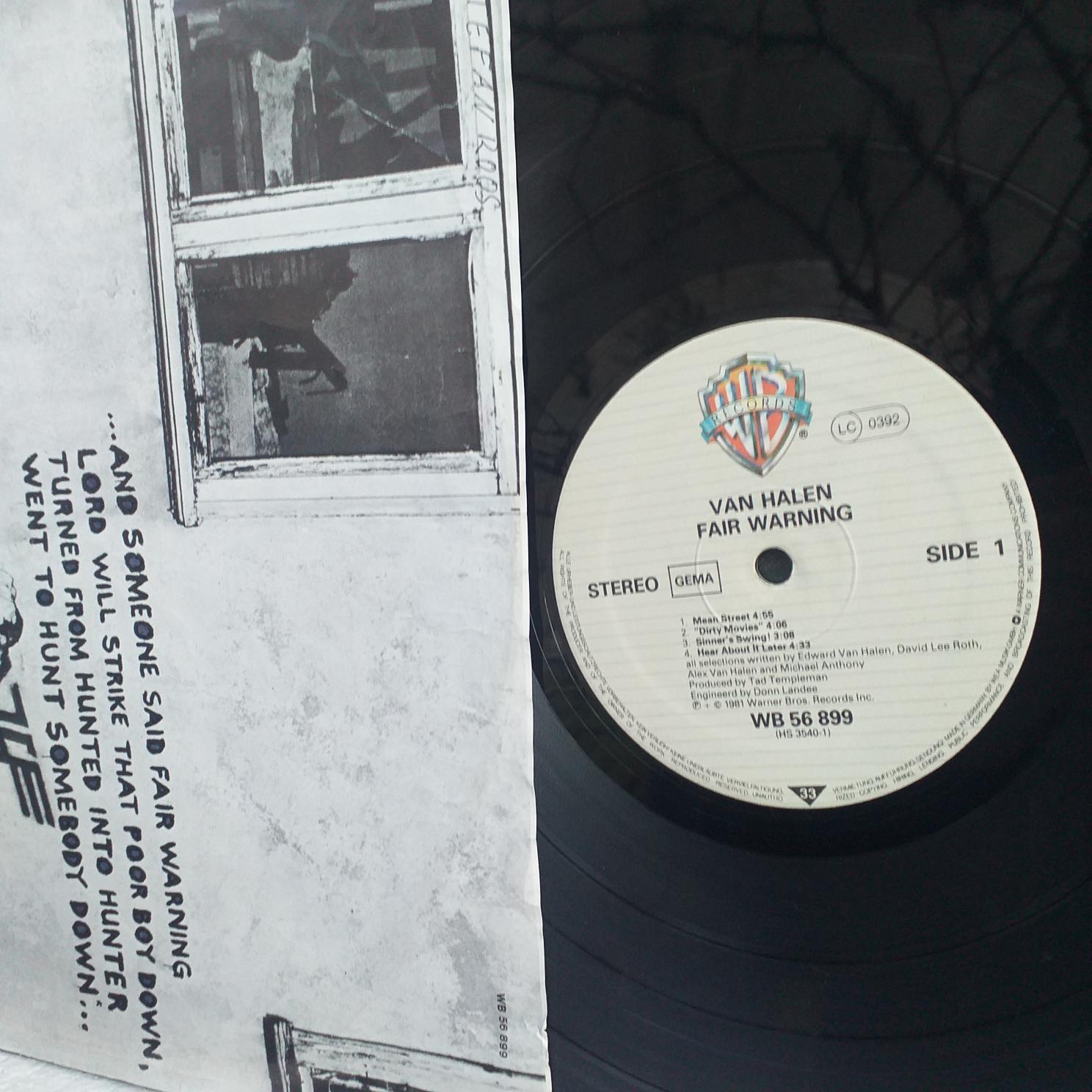 Van Halen – Fair Warning ...Disc VINIL LP EX - imagine 3
