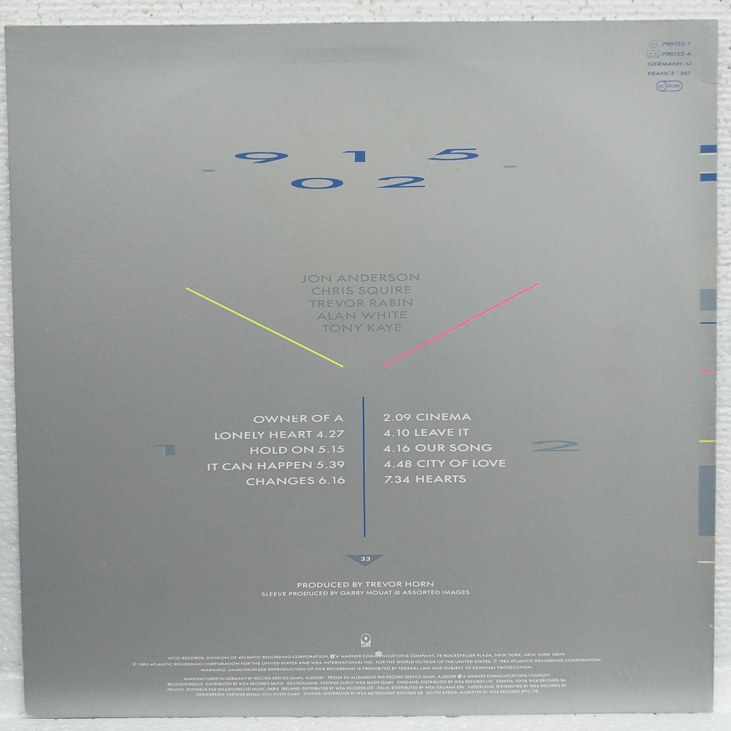Yes – 90125 - Disc VINIL LP VG+ - imagine 3