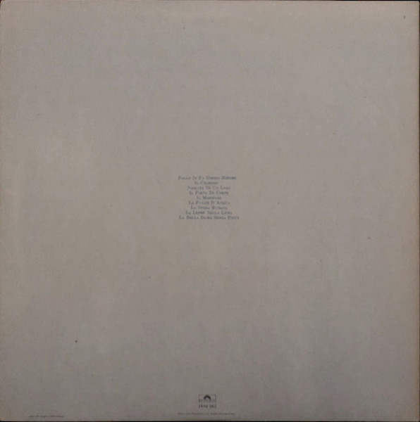 Angelo Branduardi – La Pulce D'Acqua - Disc Vinil LP EX - imagine 3