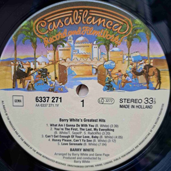 Barry White – Barry White’s Greatest Hits - Disc VINIL LP VG+ - imagine 2