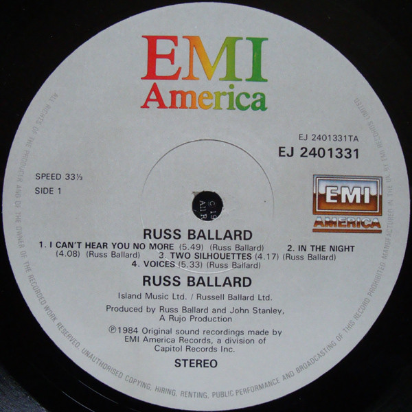 Russ Ballard – Russ Ballard - Disc VINIL LP VG VG+ - imagine 2