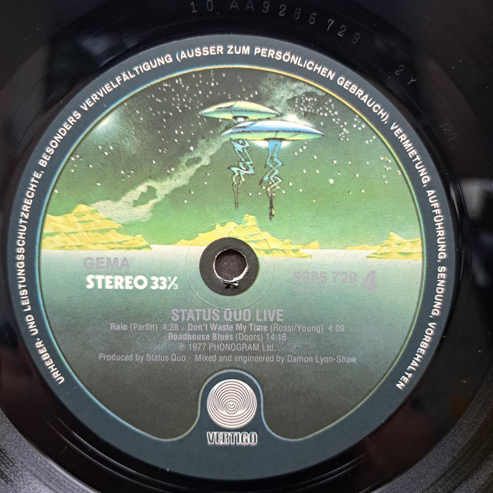 Status Quo – Live – Disc Vinil 2LP VG VG+ - imagine 2