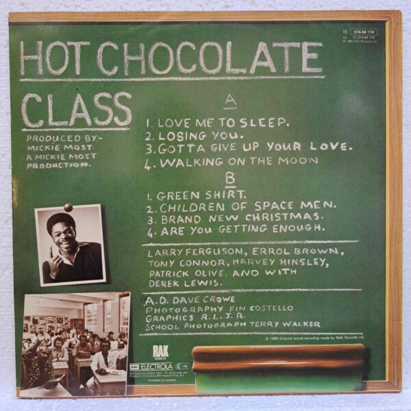 Hot Chocolate – Class – Disc Vinil LP VG VG+ - imagine 2