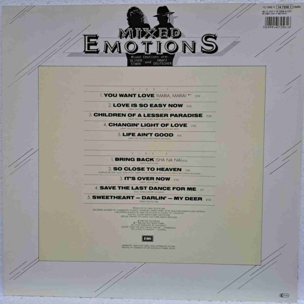 Mixed Emotions – Deep From The Heart – Disc Vinil LP VG+ - imagine 3