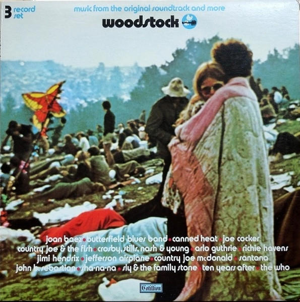 Woodstock - Music From The Original Soundtrack And More - Jimi Hendrix, Sha-Na-Na Joe Cocker, Joan Baez - Disc Vinil 3LP VG+