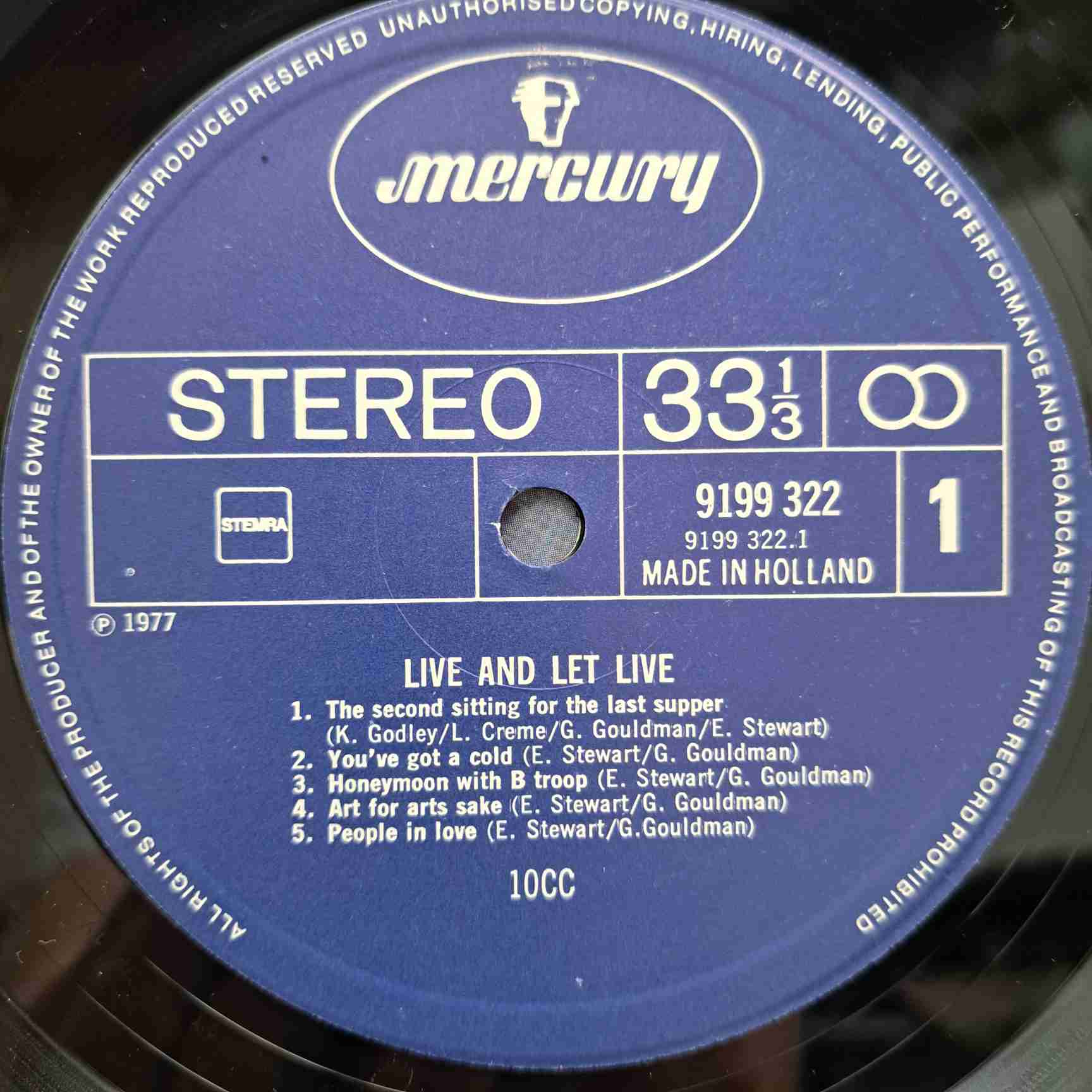 10cc – Live And Let Live - Disc VINIL 2LP EX - imagine 2