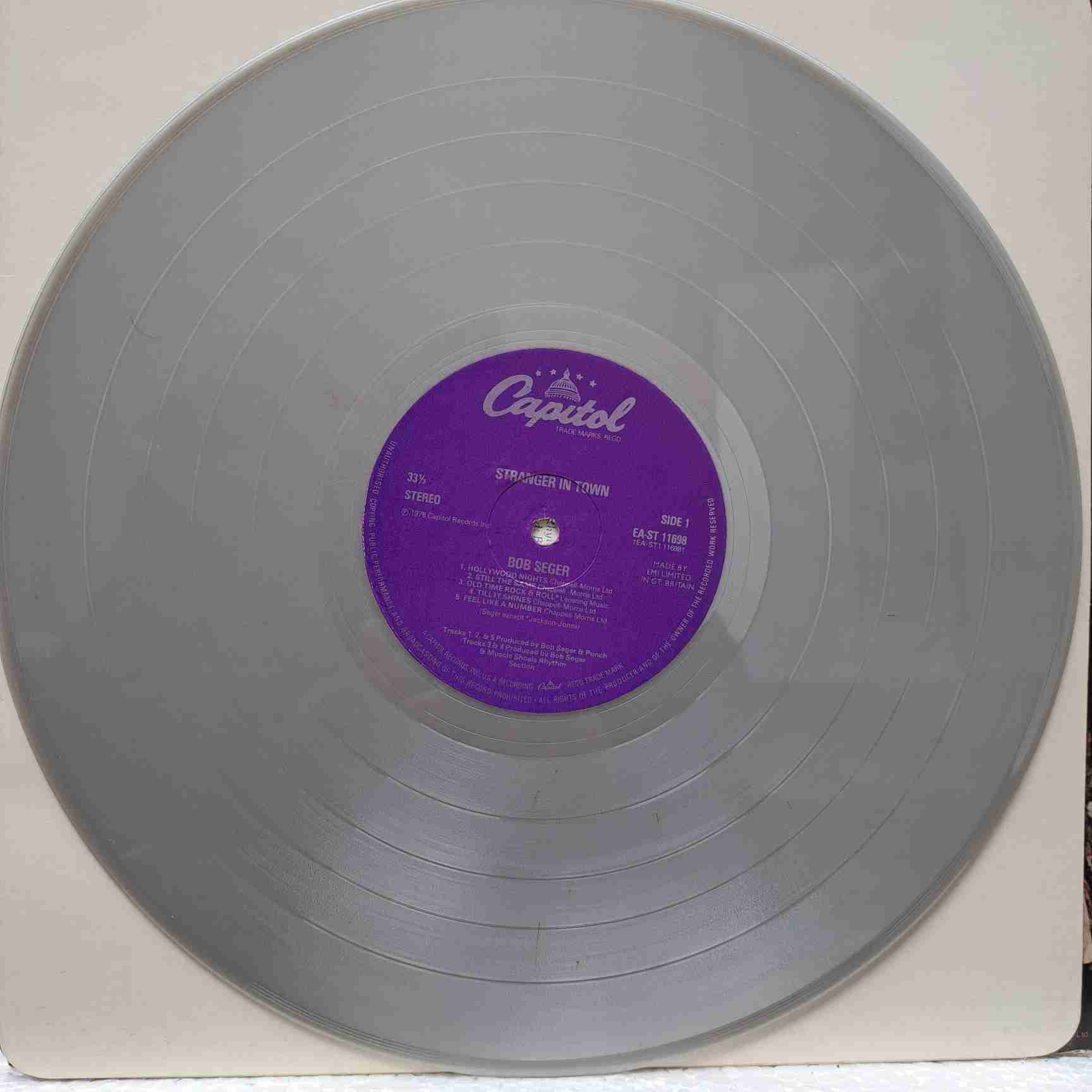 Bob Seger & The Silver Bullet Band – Stranger In Town - Disc Vinil COLORAT LP VG VG+ UK - imagine 2