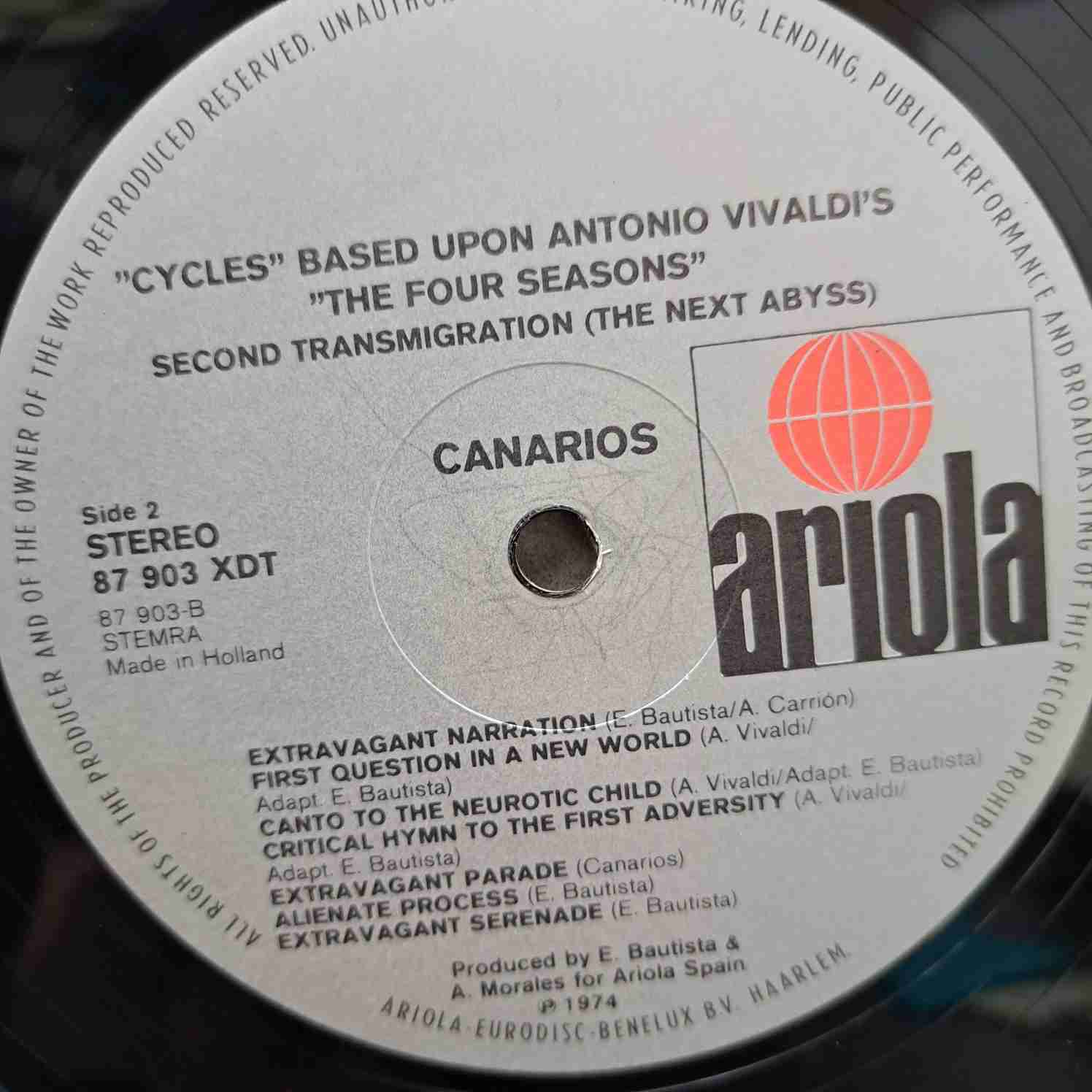Canarios – Cycles - Disc VINIL 2LP VG+ - imagine 2