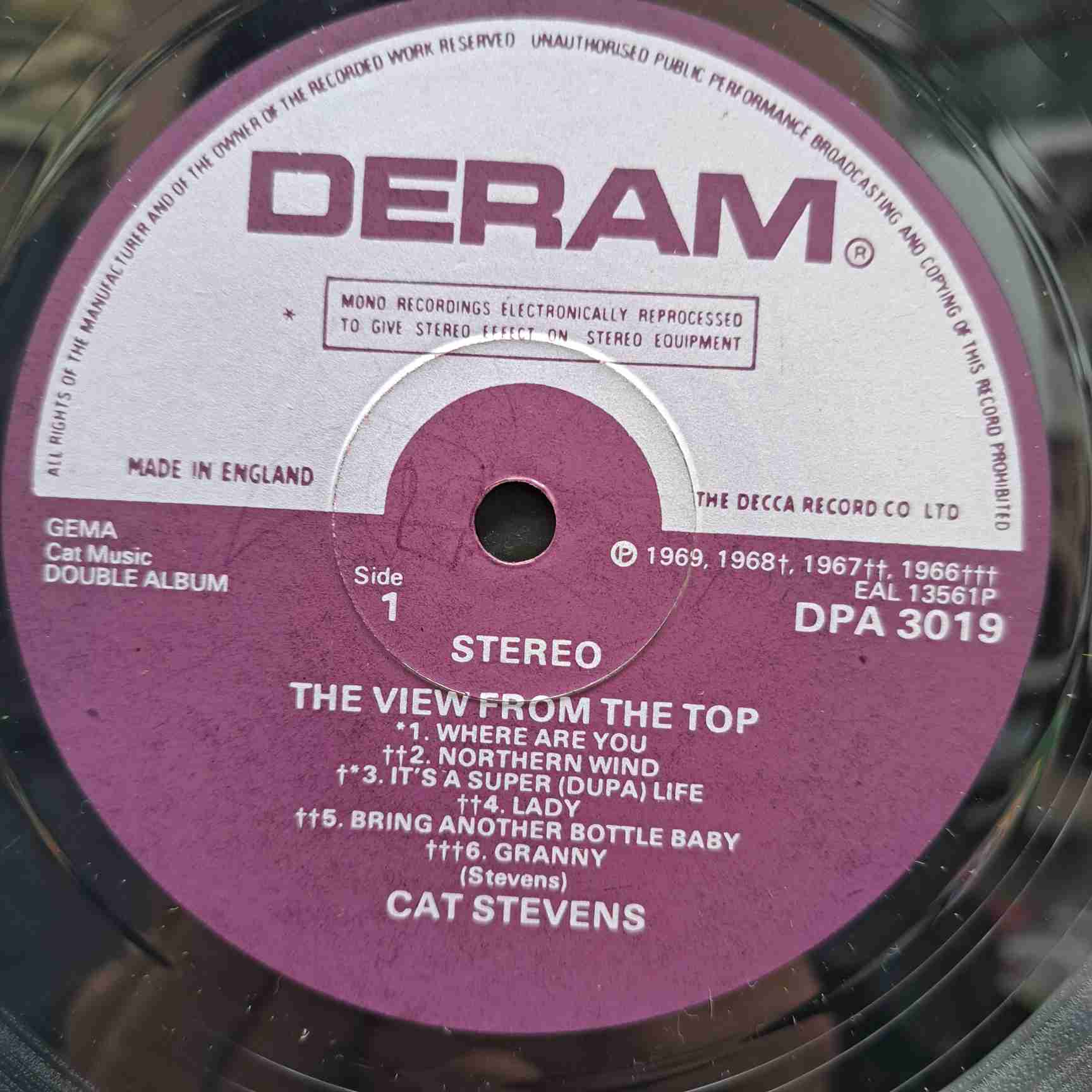 Cat Stevens – The View From The Top - Disc VINIL LP VG - imagine 2