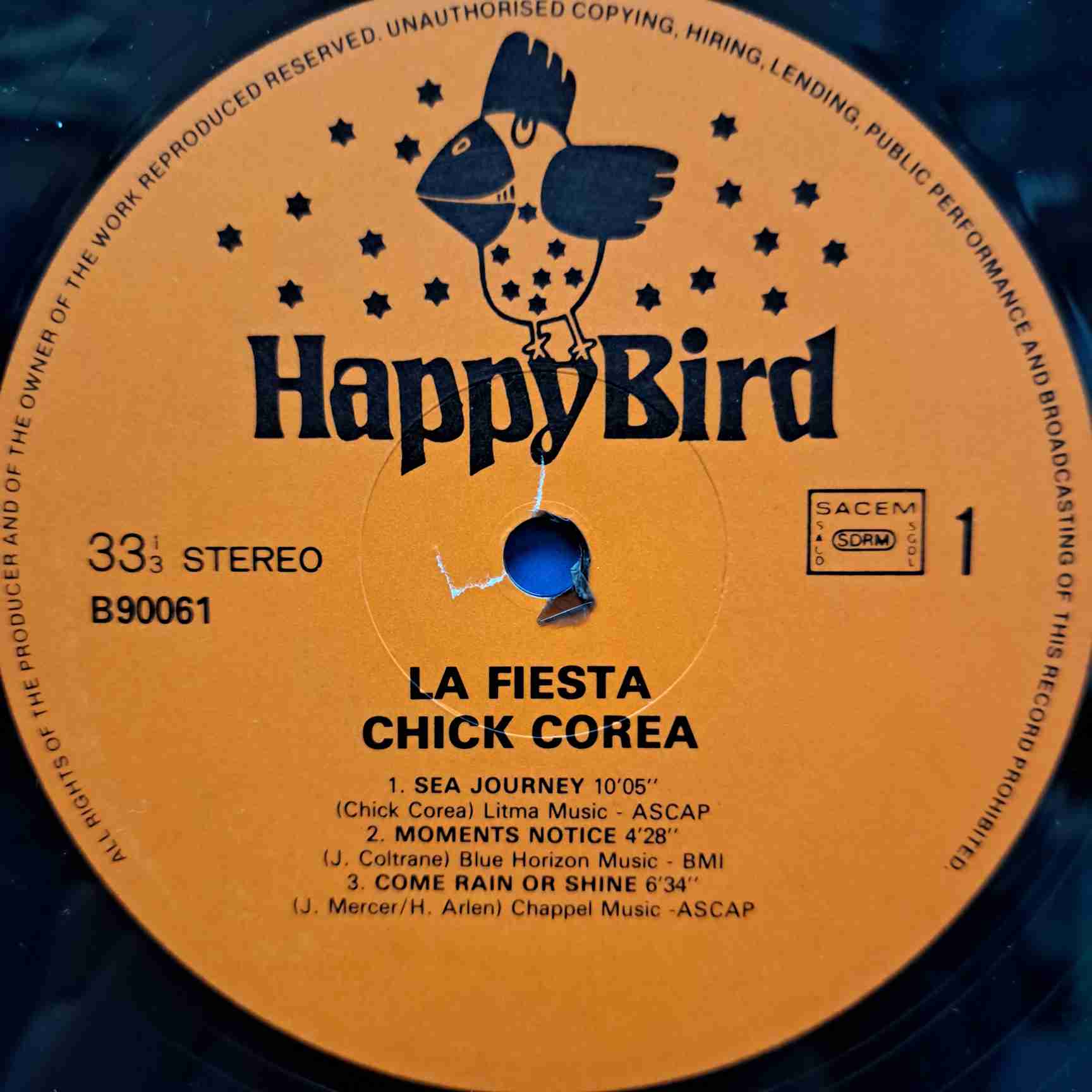 Chick Corea – La Fiesta - Disc VINIL LP VG VG+ - imagine 2