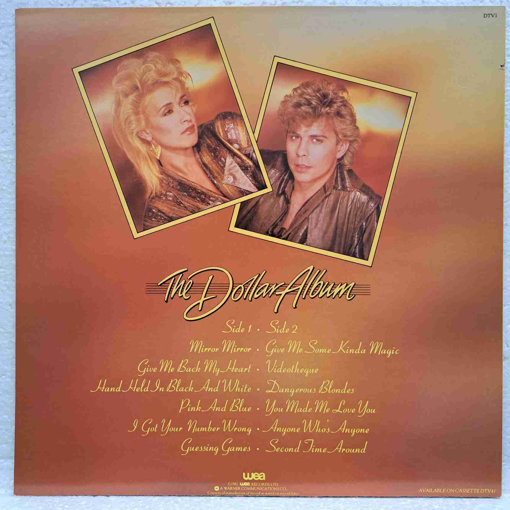 Dollar – The Dollar Album - Disc VINIL LP VG+ UK - imagine 3