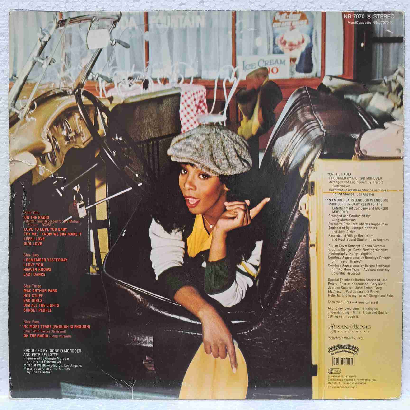 Donna Summer – On The Radio - Greatest Hits Volumes I & II - Disc VINIL 2LP VG VG+ - imagine 3