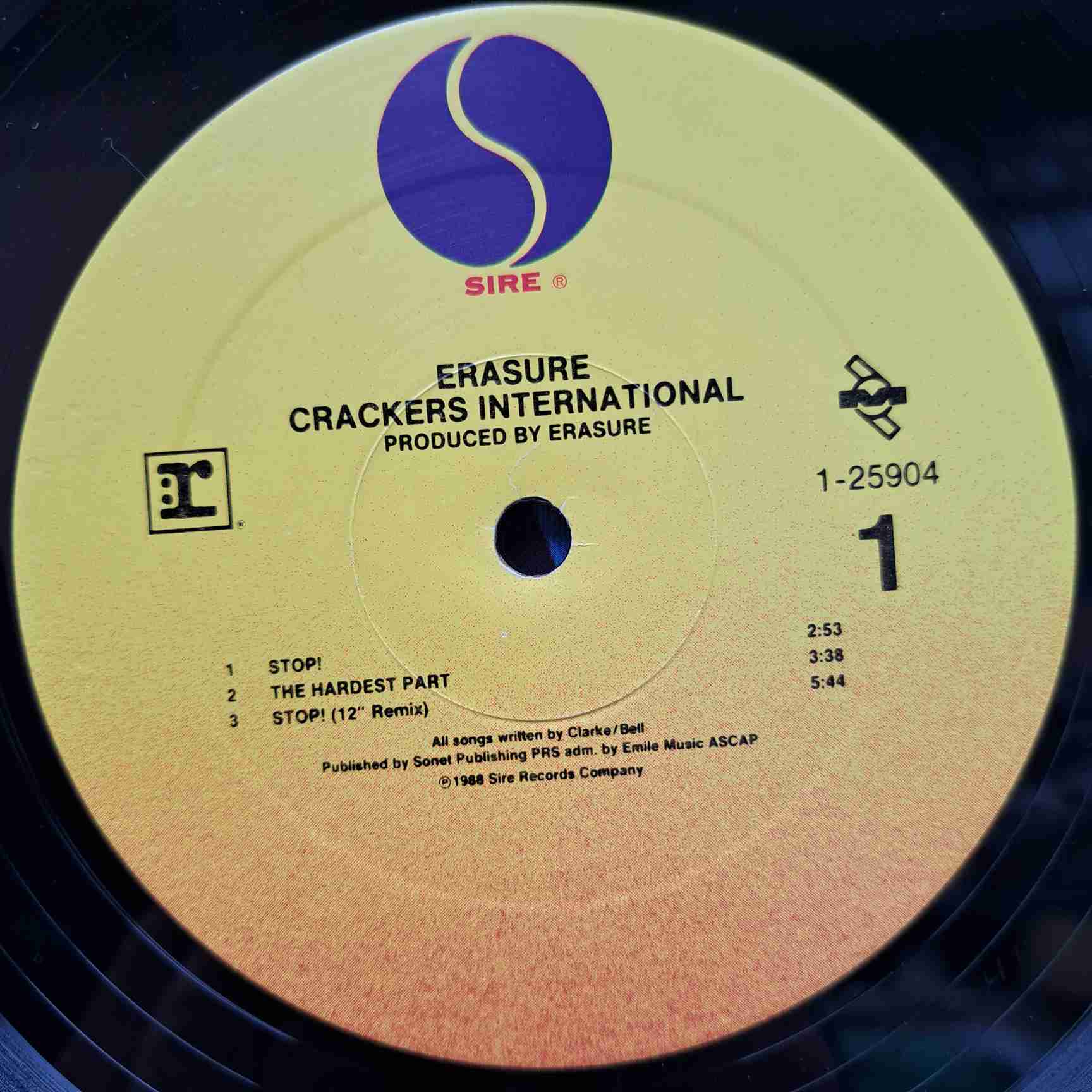 Erasure – Crackers International - Disc VINIL LP VG+ - imagine 2