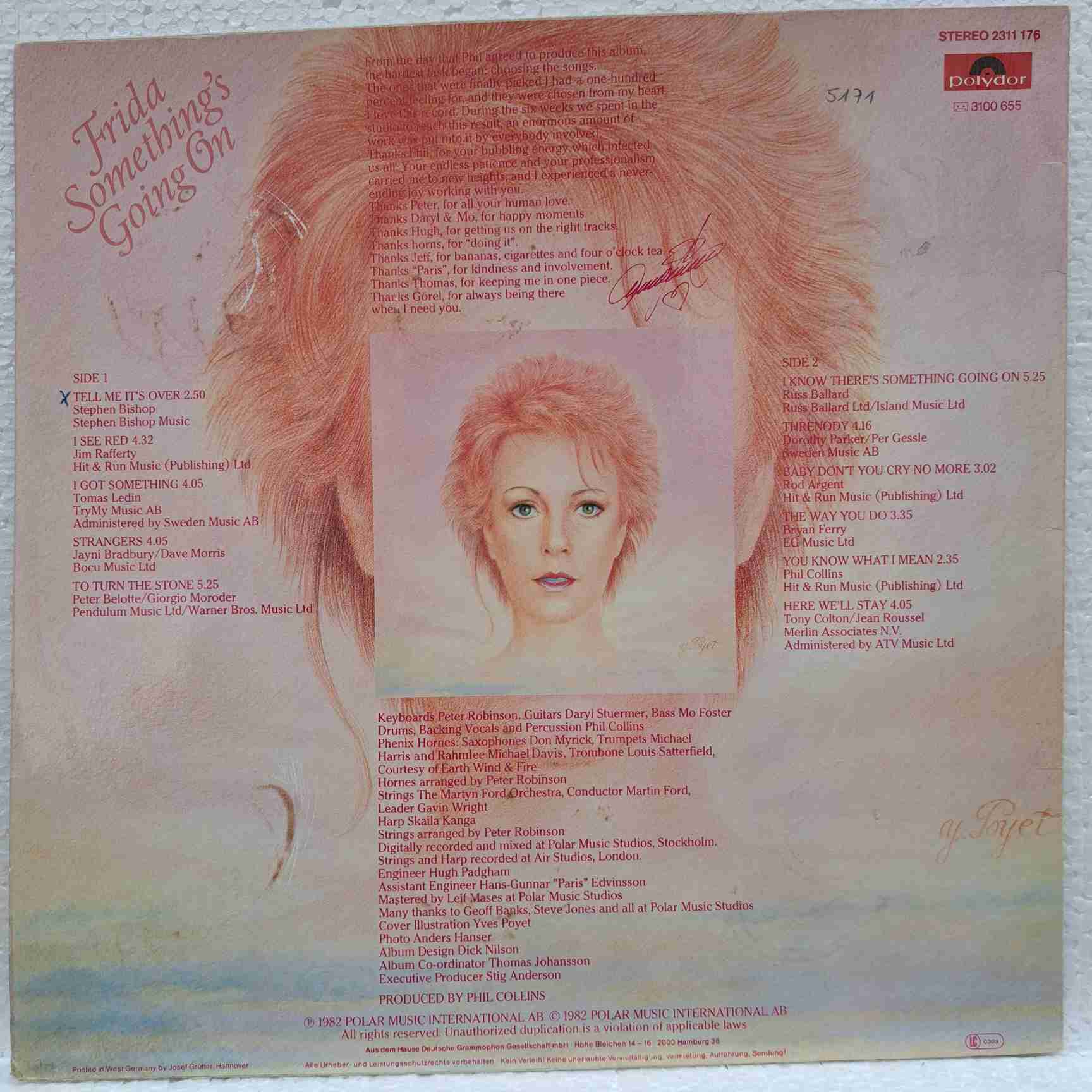 Frida – Something's Going On - Disc VINIL LP VG+ - imagine 3