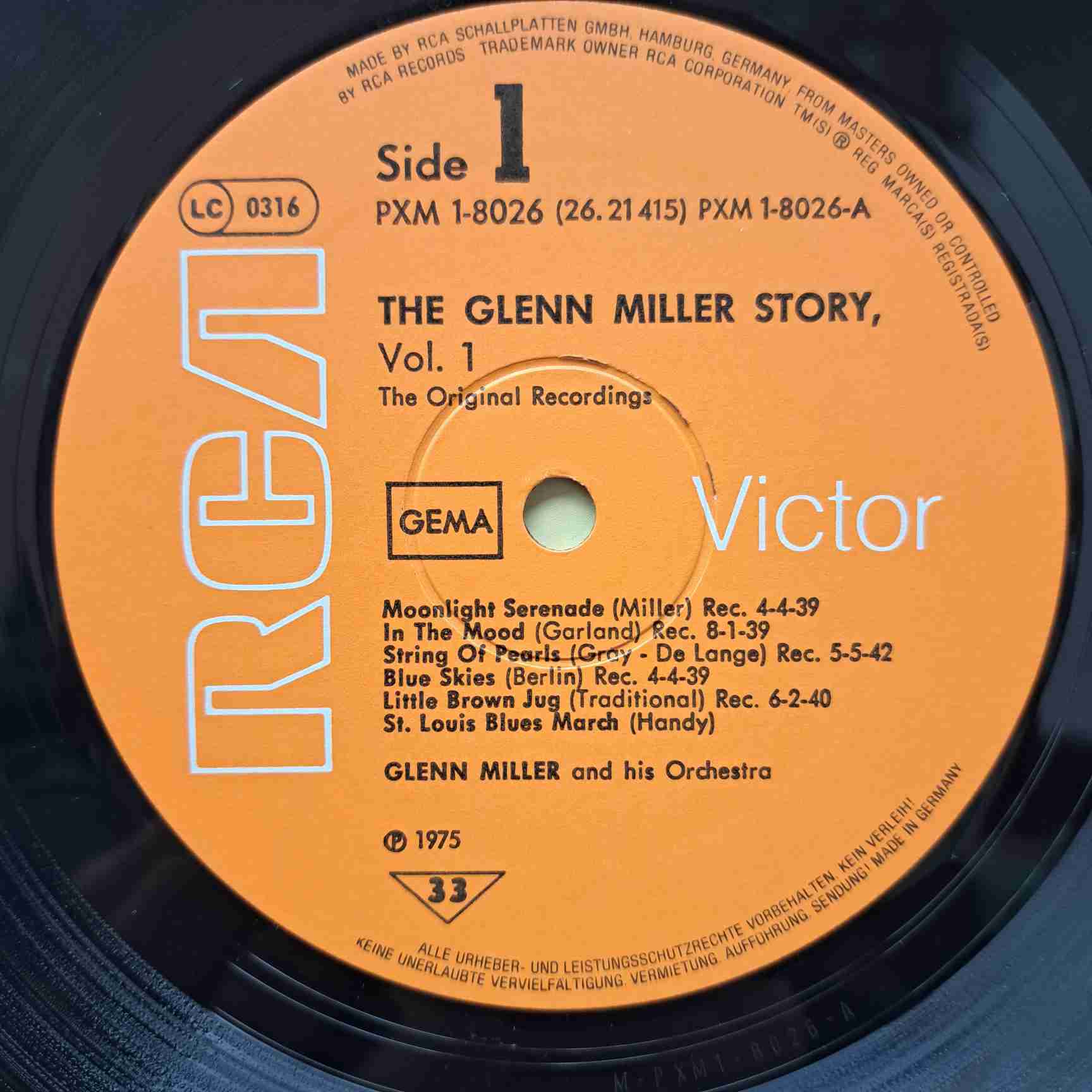 Glenn Miller And His Orchestra – The Glenn Miller Story, Volume 1- Disc VINIL LP VG - imagine 2