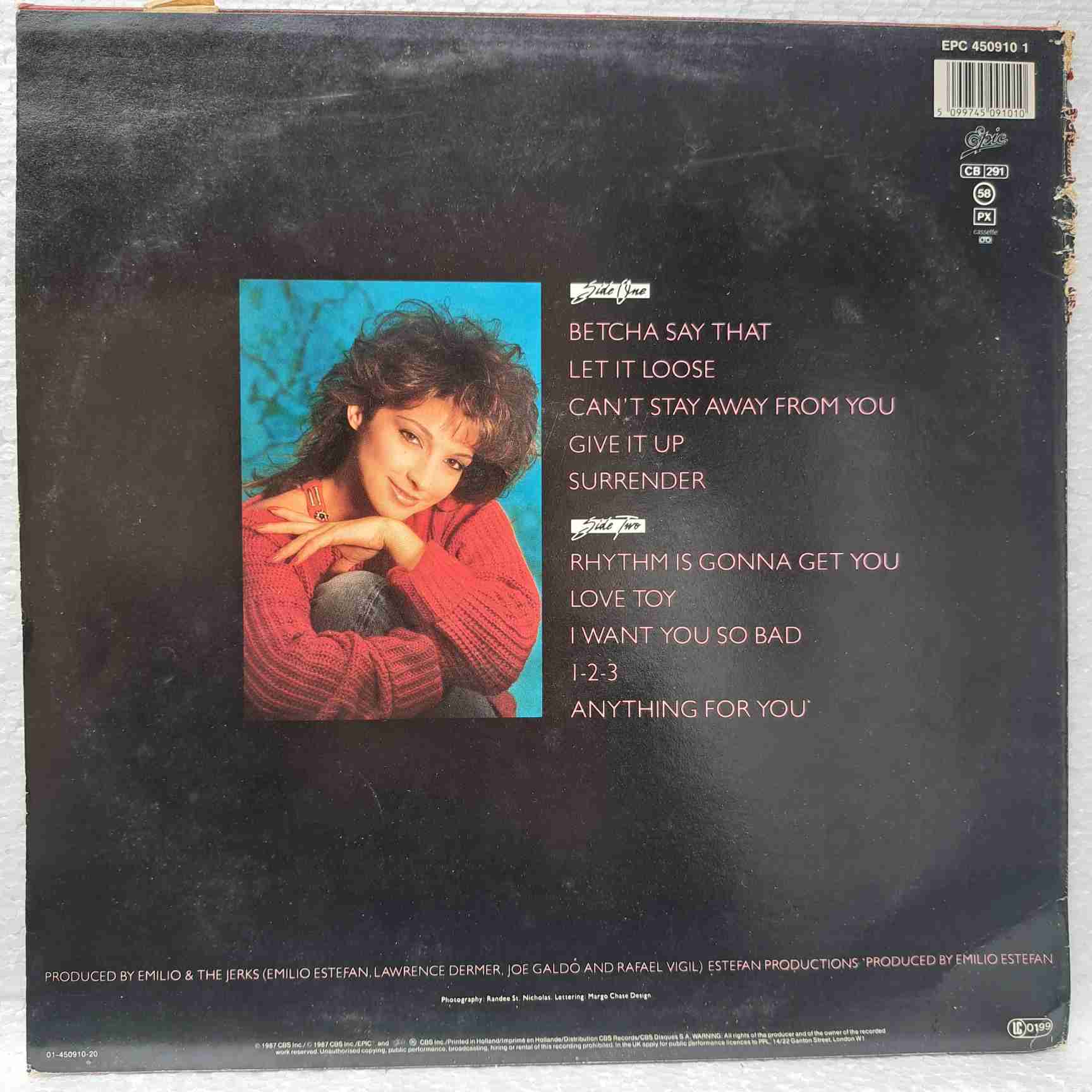 Gloria Estefan And Miami Sound Machine – Let It Loose - Disc VINIL LP VG - imagine 3