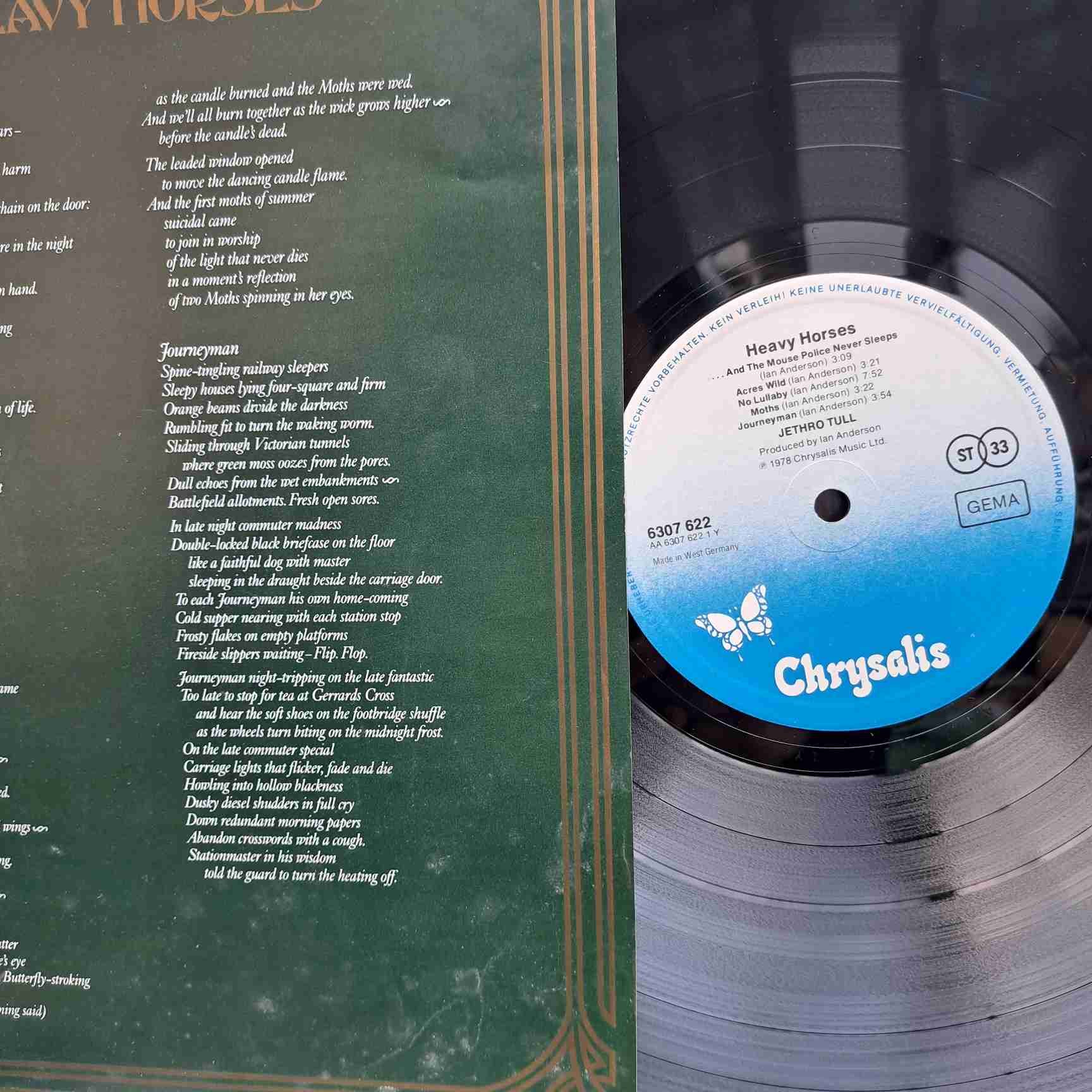 Jethro Tull – Heavy Horses - Disc VINIL LP VG VG+ - imagine 2