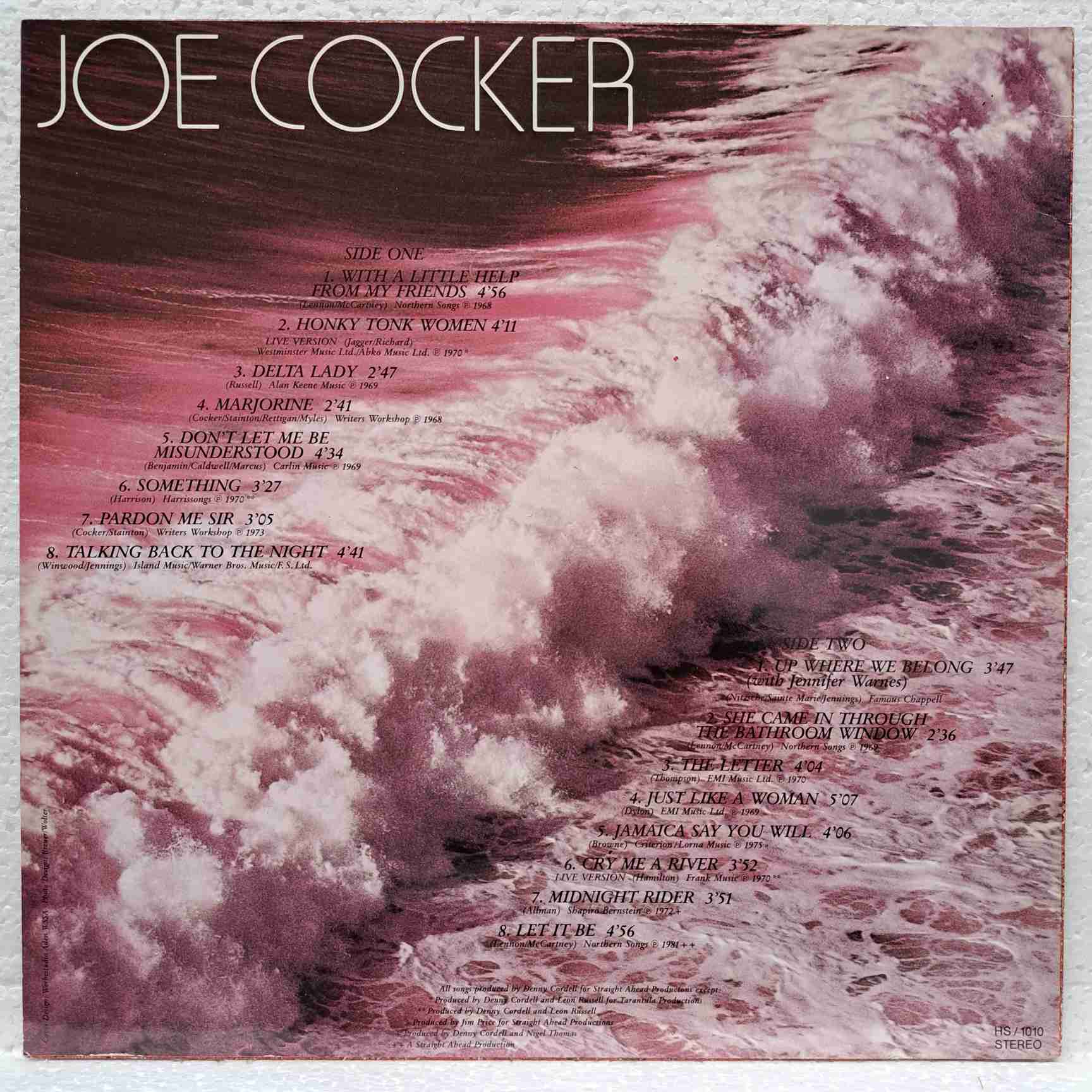 Joe Cocker – Up Where We Belong (Absolutely Greatest Hits) - Disc VINIL LP EX - imagine 3