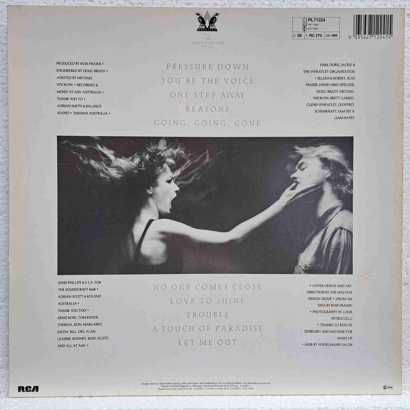 John Farnham – Whispering Jack - Disc VINIL LP VG+ - imagine 3