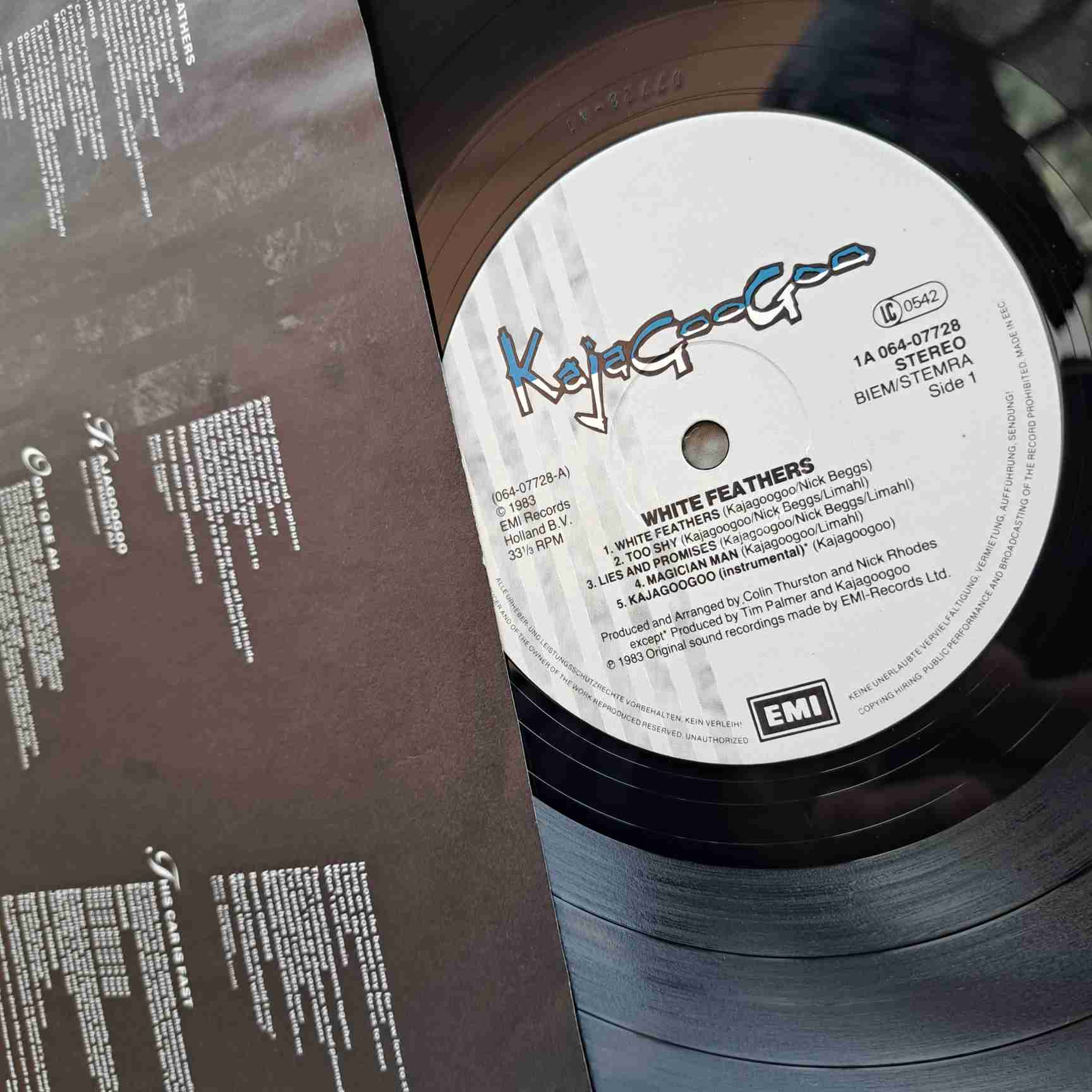 KajaGooGoo – White Feathers - Disc VINIL LP VG+ - imagine 2