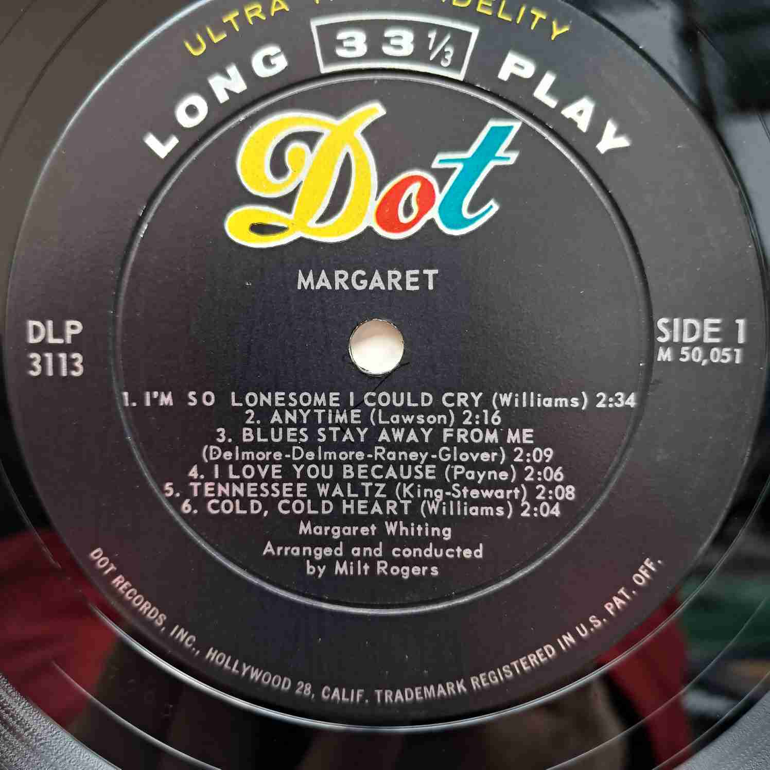 Margaret Whiting – Margaret - Disc VINIL LP VG - USA - imagine 2