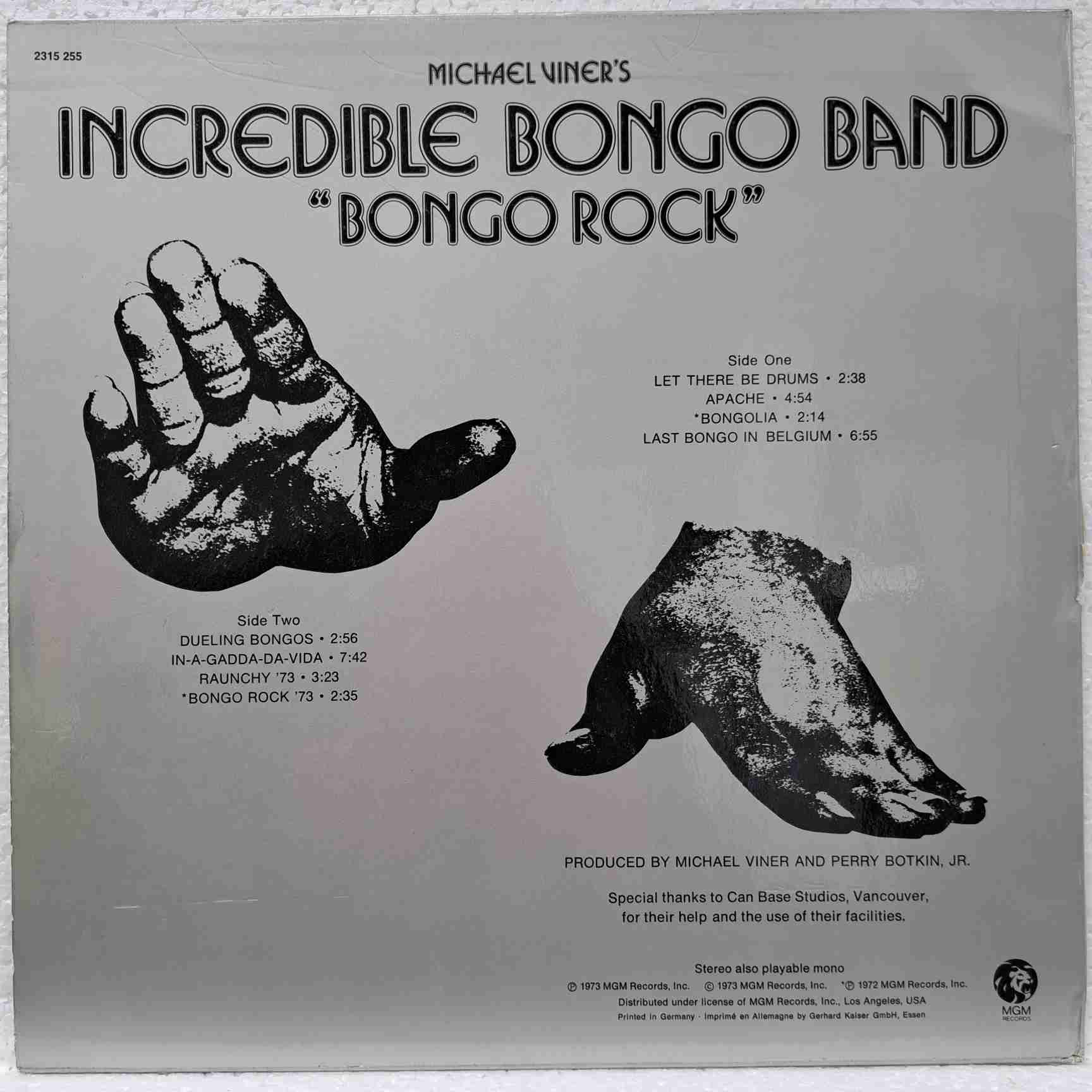 Michael Viner's Incredible Bongo Band – Bongo Rock - Disc VINIL LP VG+ - imagine 3