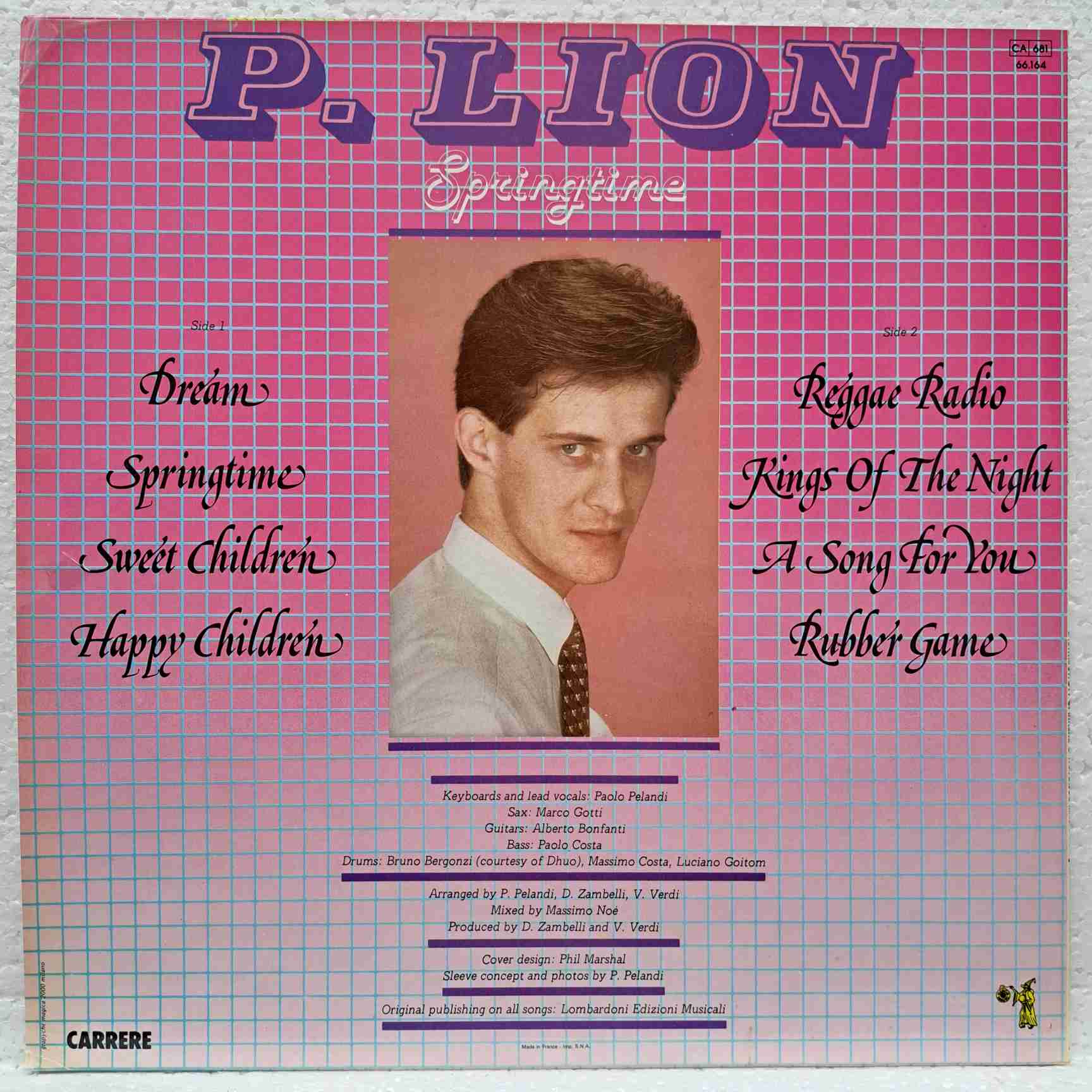 P. Lion – Springtime - Disc VINIL LP EX - imagine 3