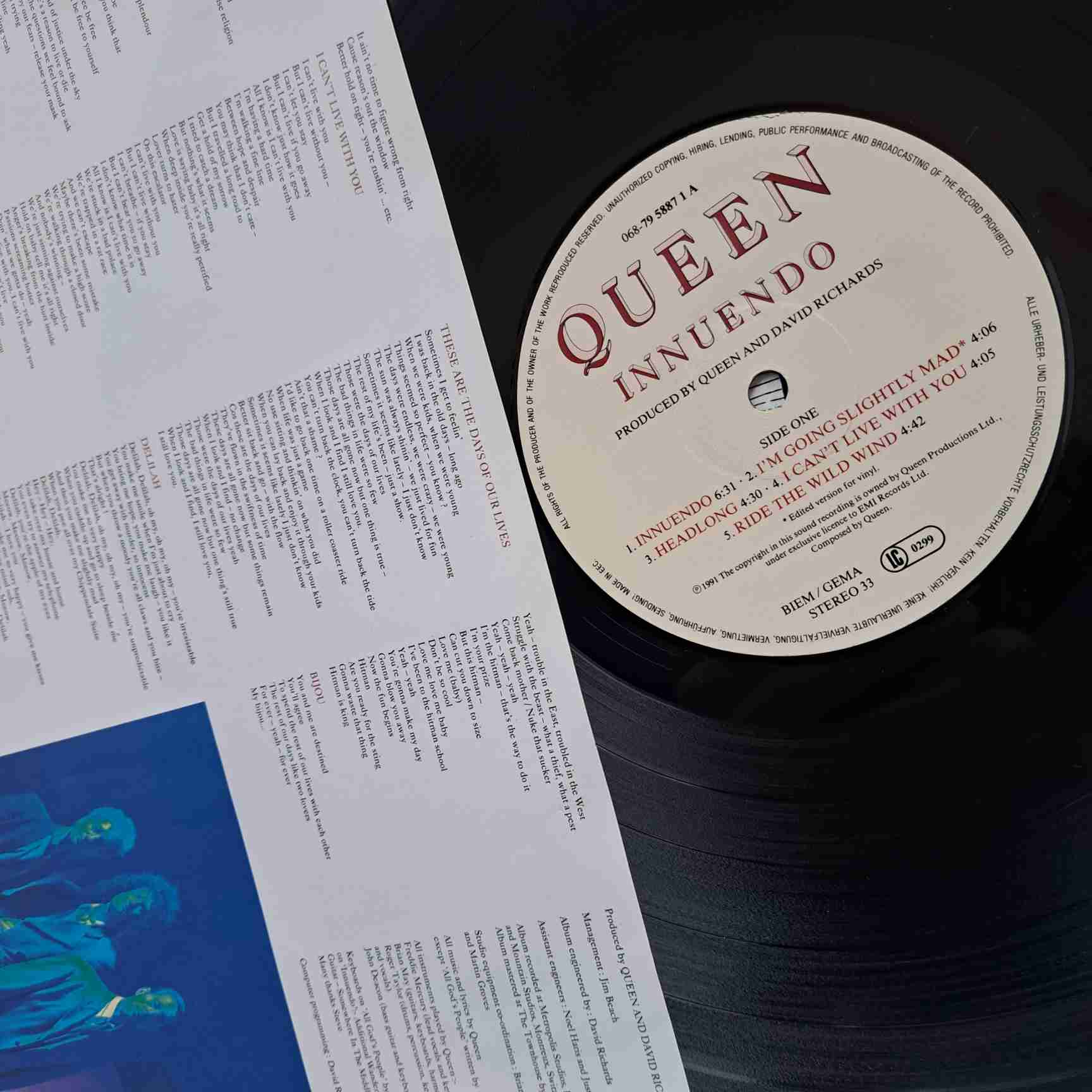 Queen – Innuendo - Disc VINIL LP VG VG+ - imagine 2