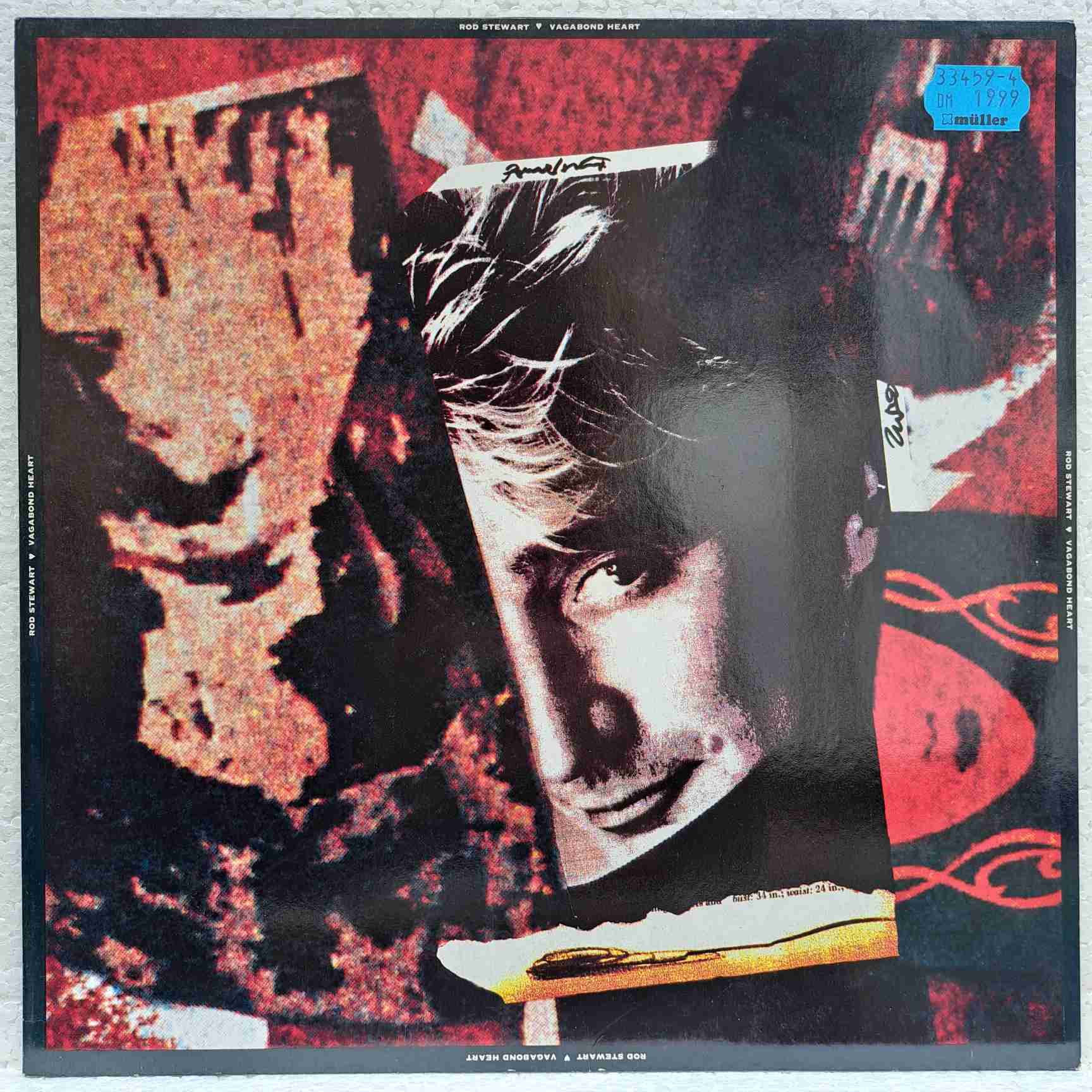 Rod Stewart – Vagabond Heart - Disc VINIL LP VG VG+